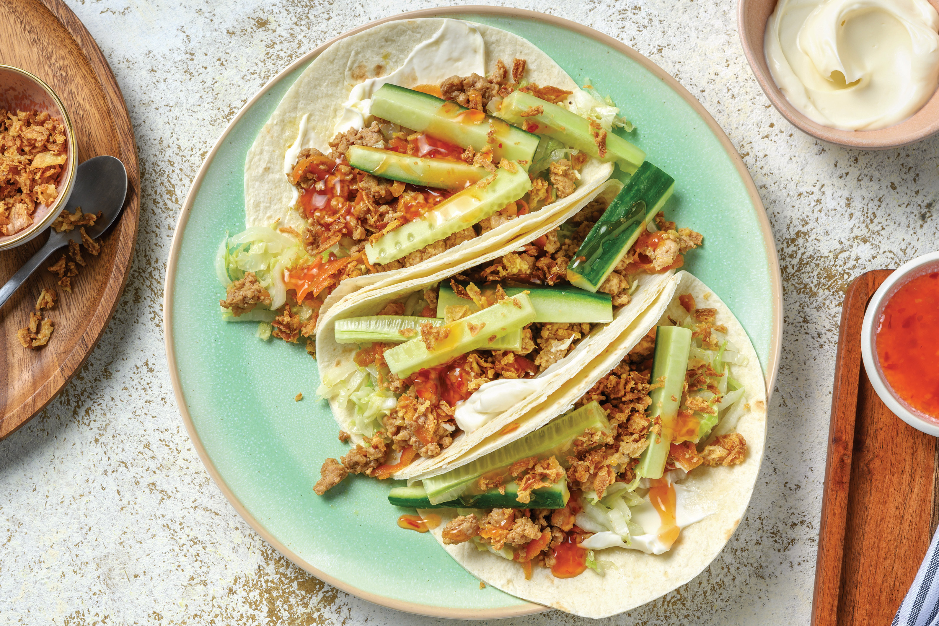 Quick Lemongrass Pork Tacos