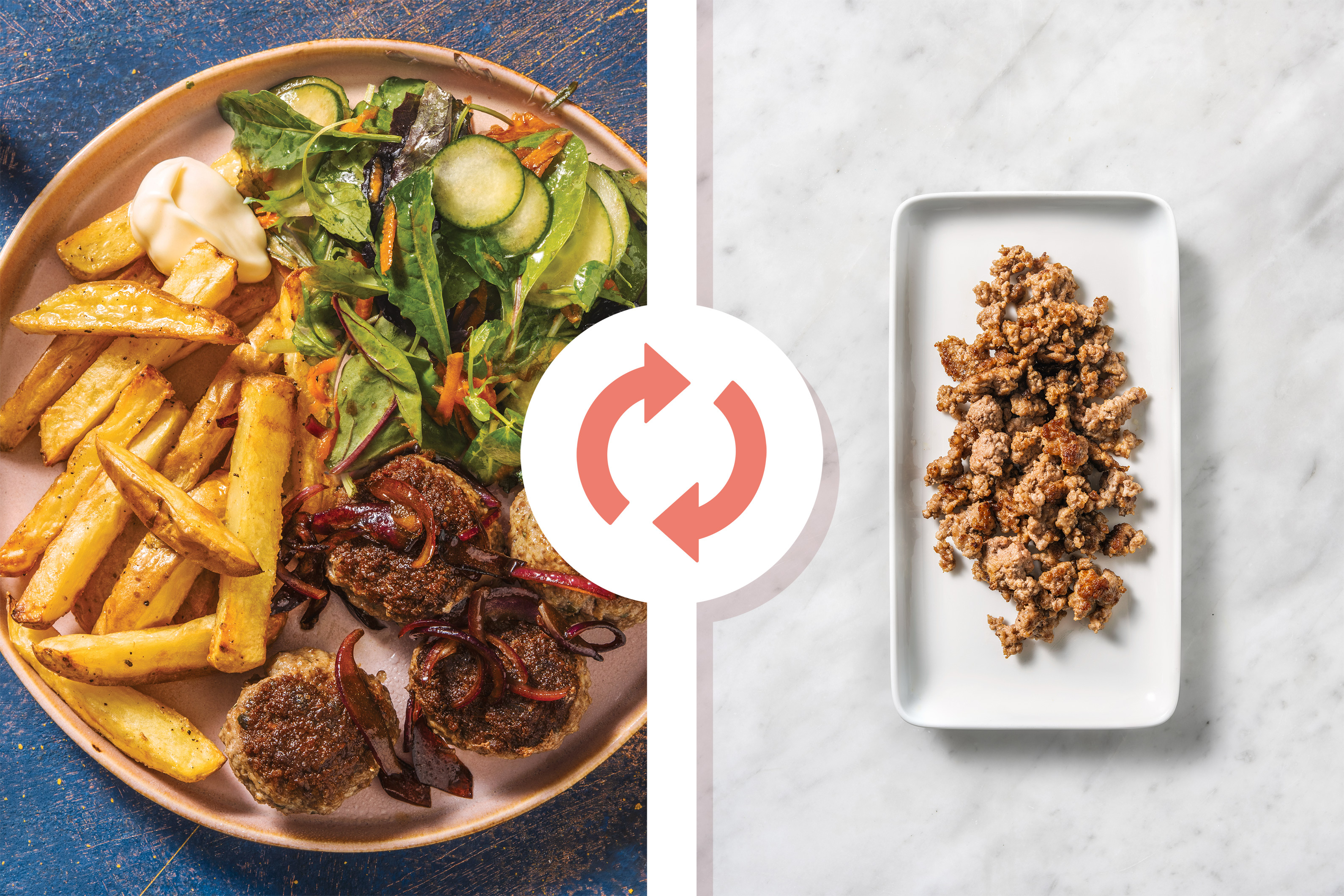 Quick Parmesan Pork Rissoles