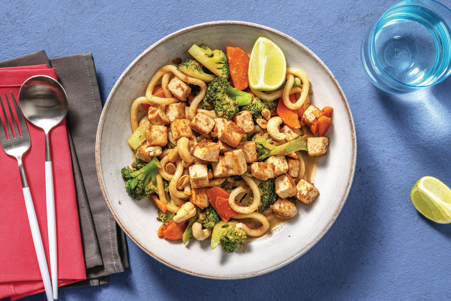 Peanut Tofu & Coconut Noodles