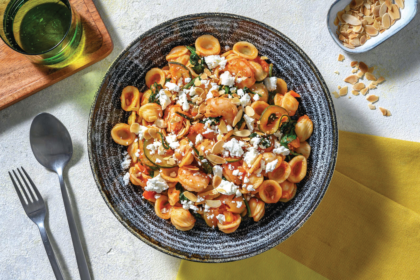 Quick Prawn & Tomato Pasta