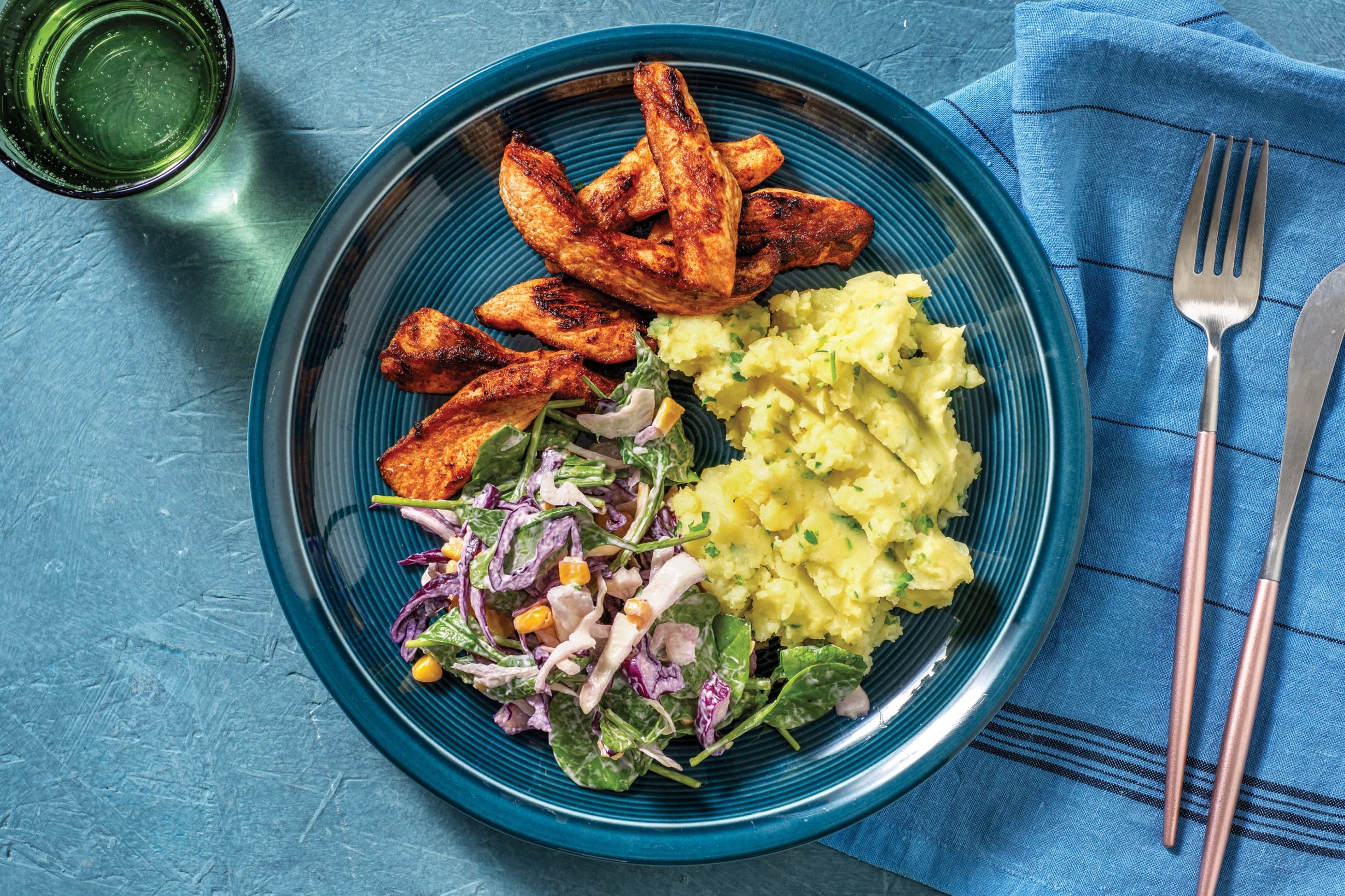 Quick Spiced Chicken Strips