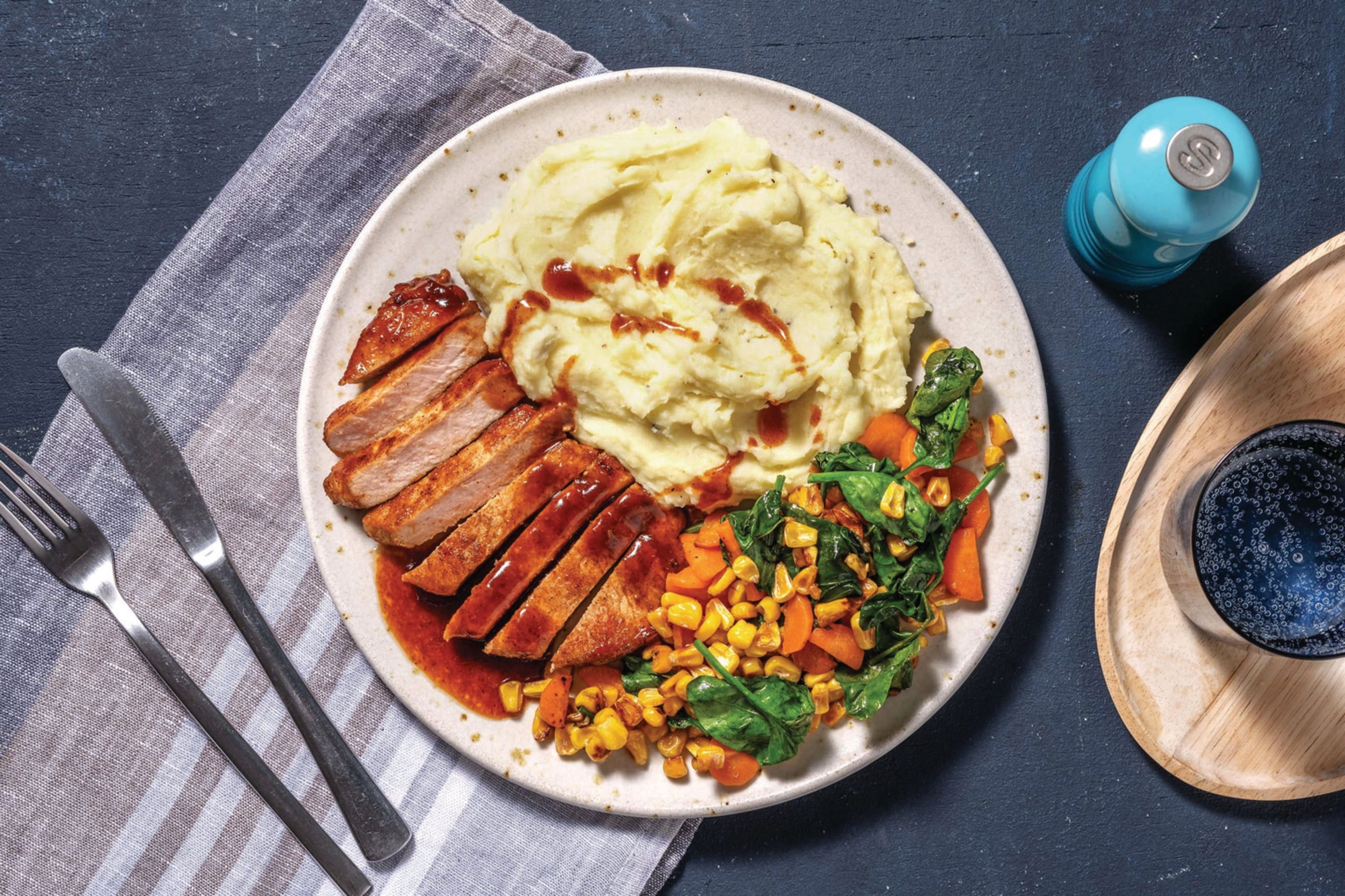 Honey BBQ Pork Steaks