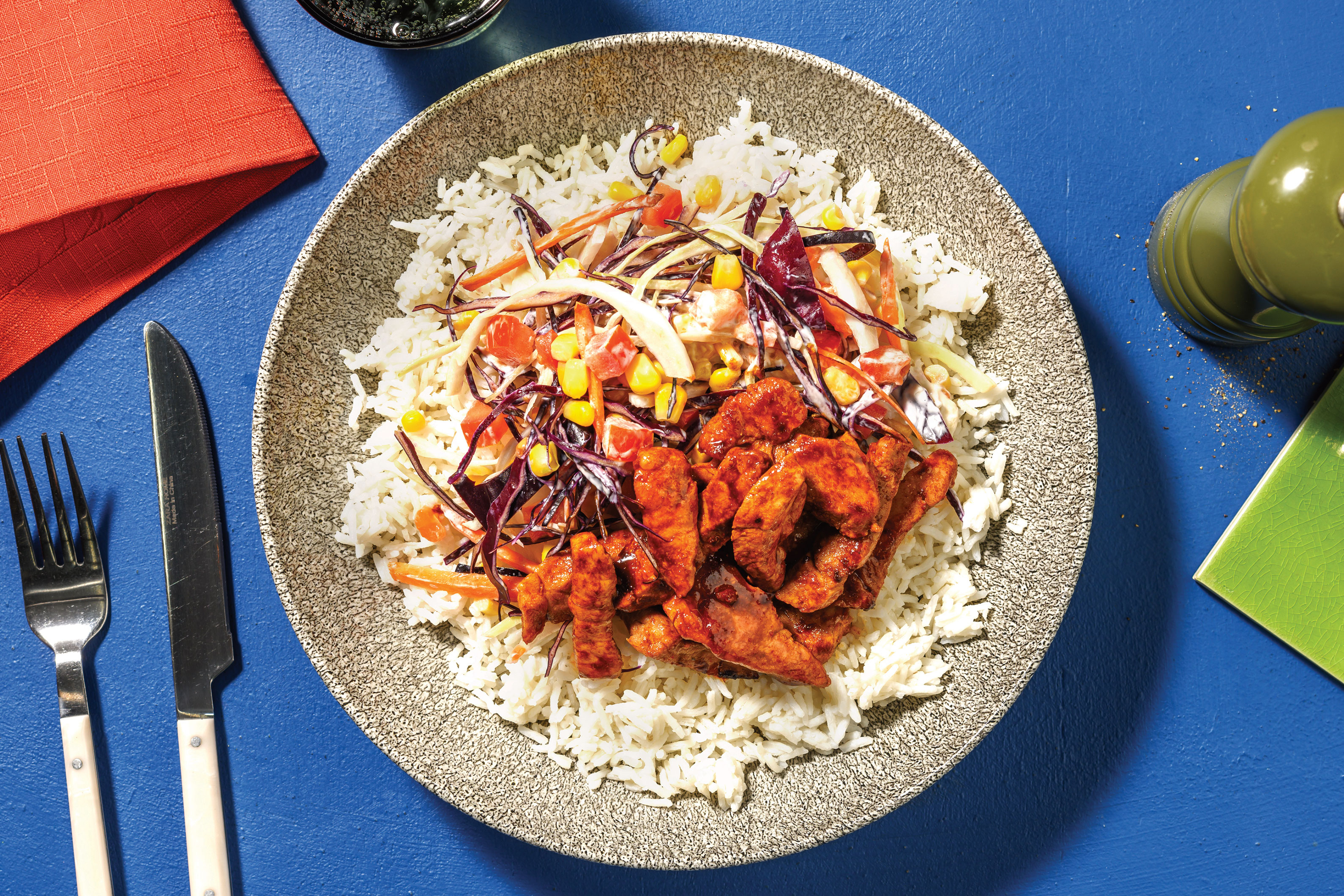 Quick American-Style Sticky Pork