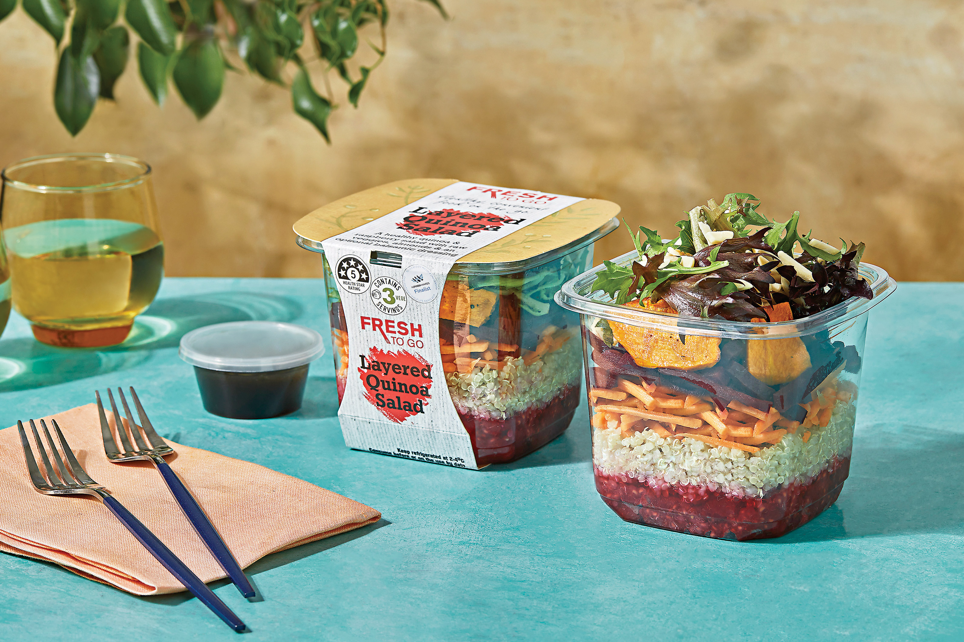 Layered Roast Pumpkin & Quinoa Salad