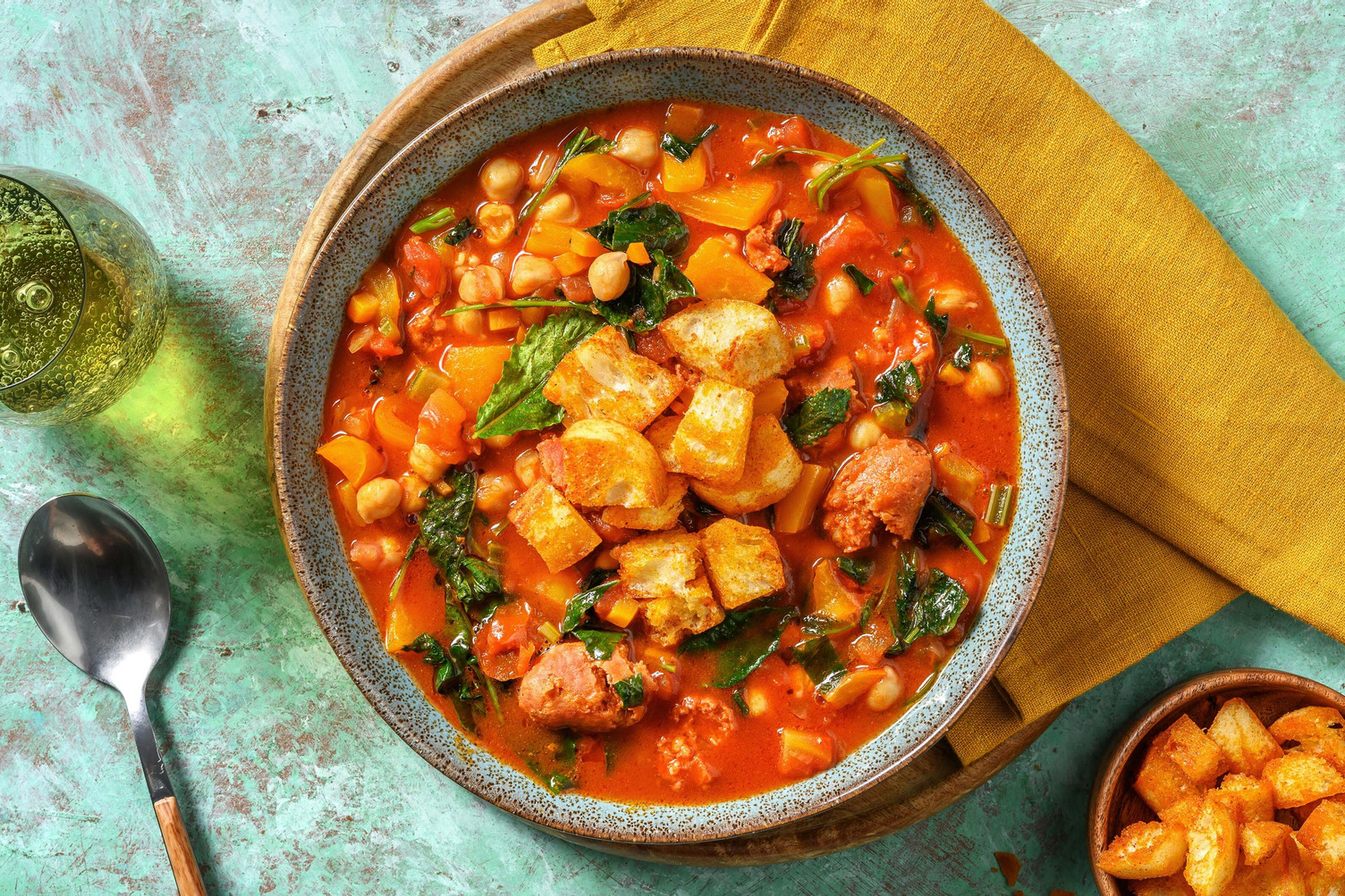 Spanish Chorizo and Chickpea Stew