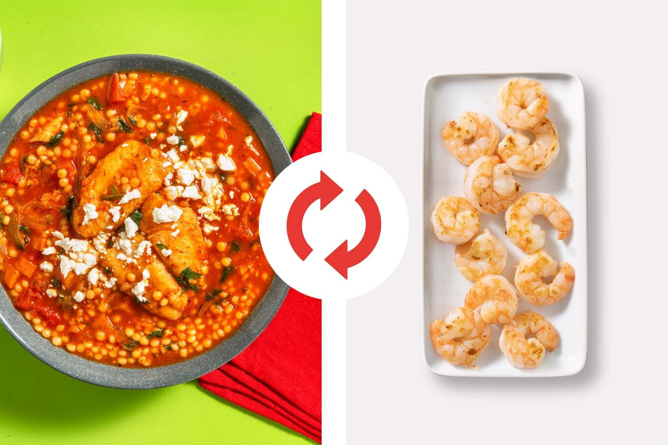 Ragoût de crevettes à la nord-africaine