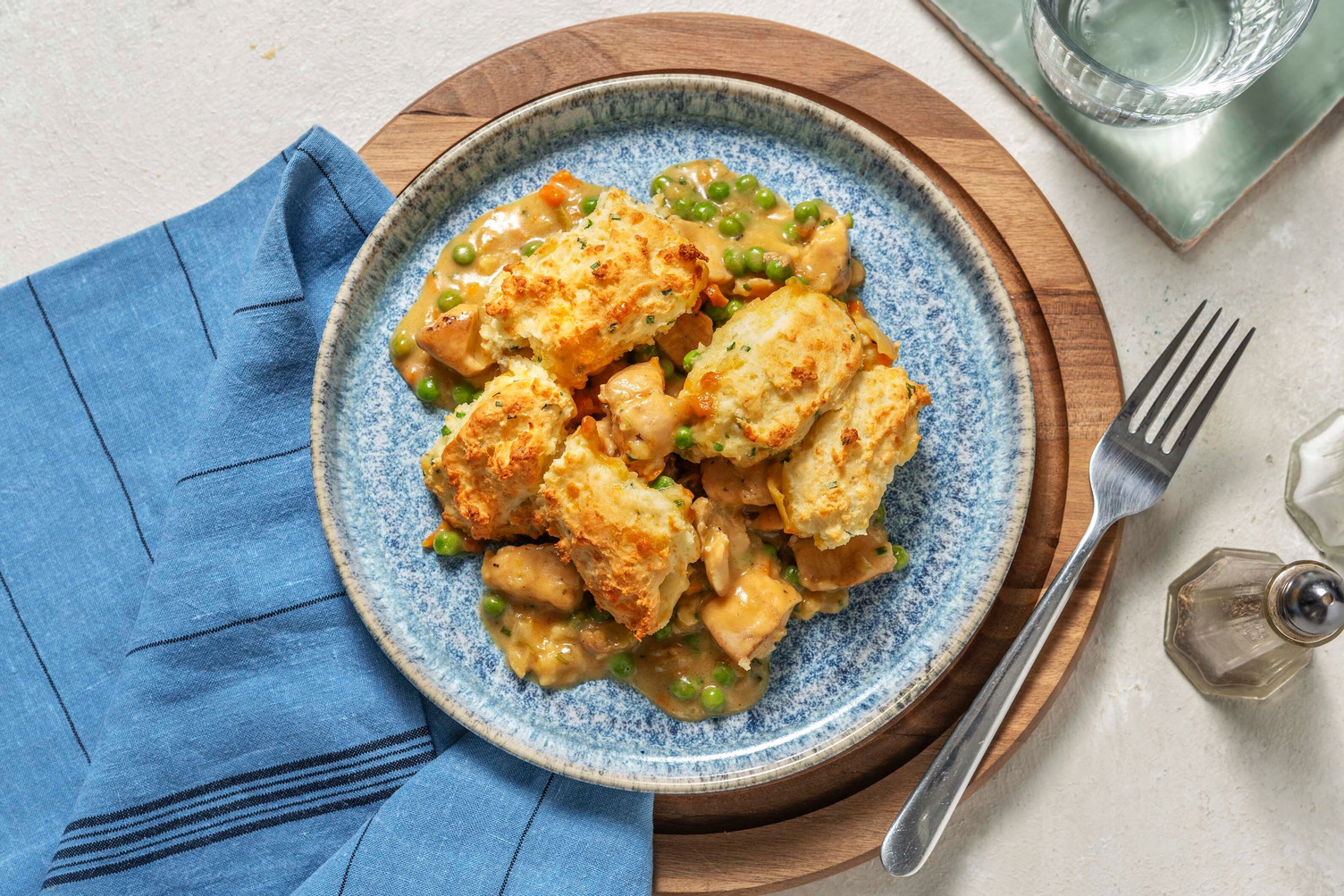 Ragoût de poulet crémeux