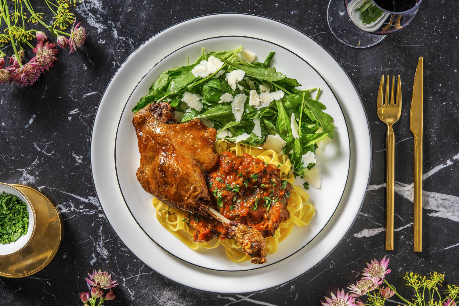 Ragù de canard confit