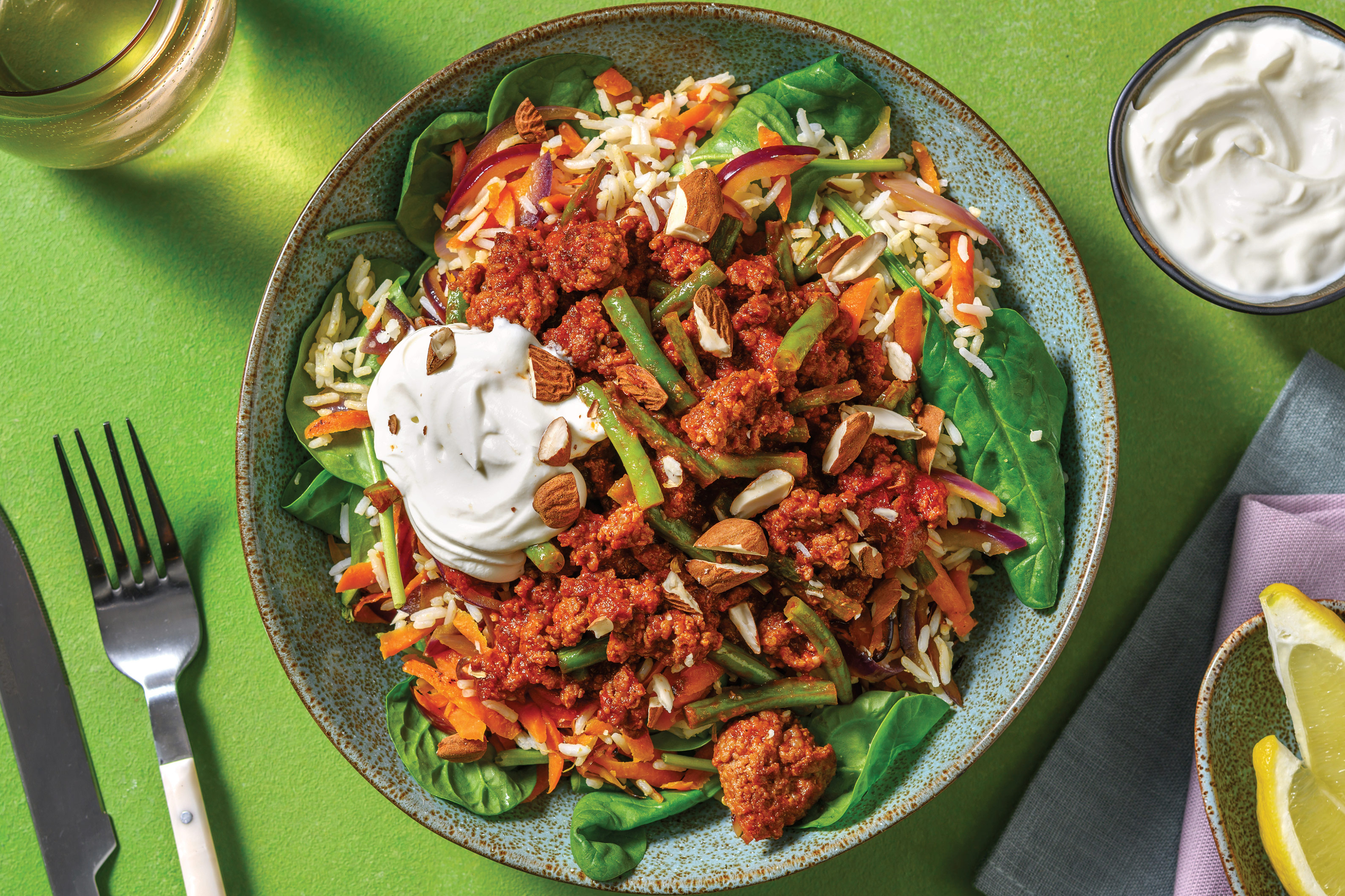 Ras El Hanout Beef Bowl