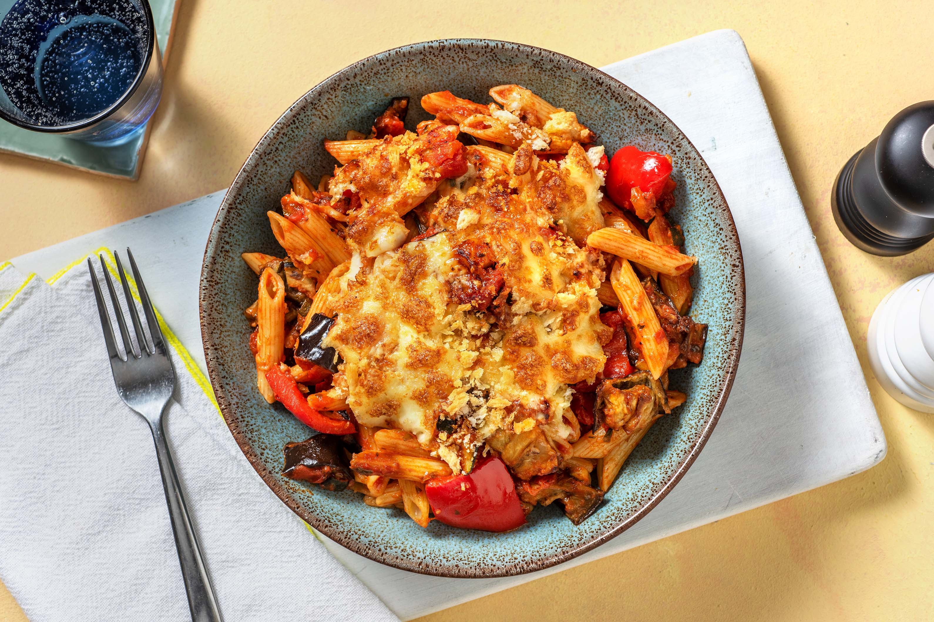Ratatouille Pasta Bake