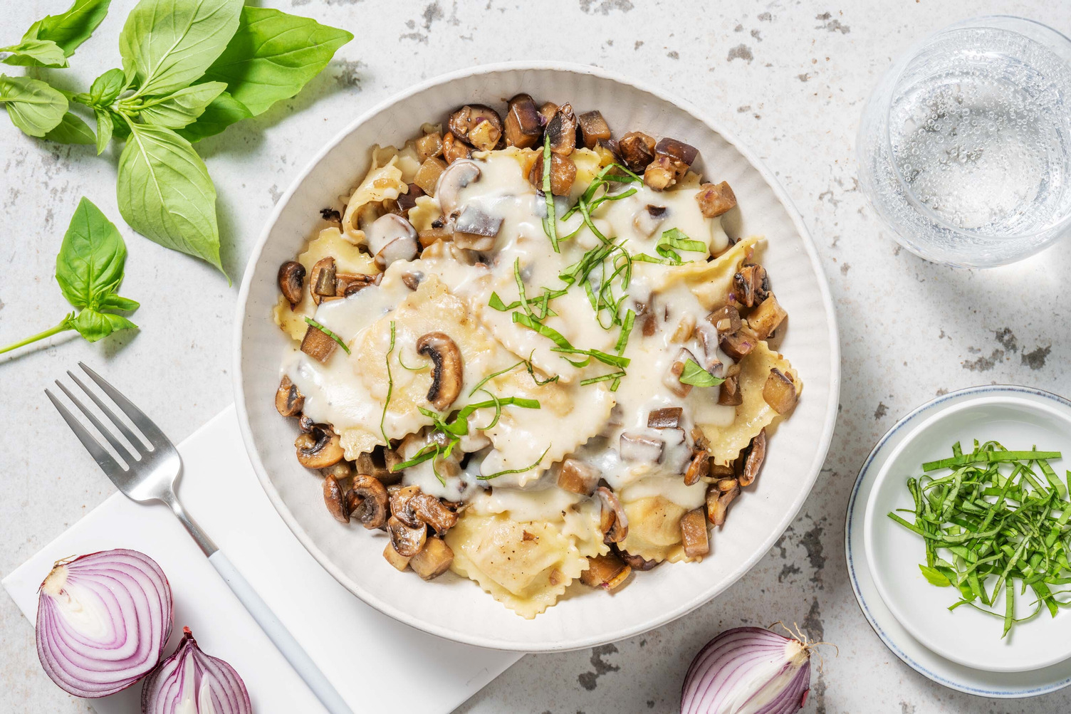 Ravioli farcis de légumes oubliés