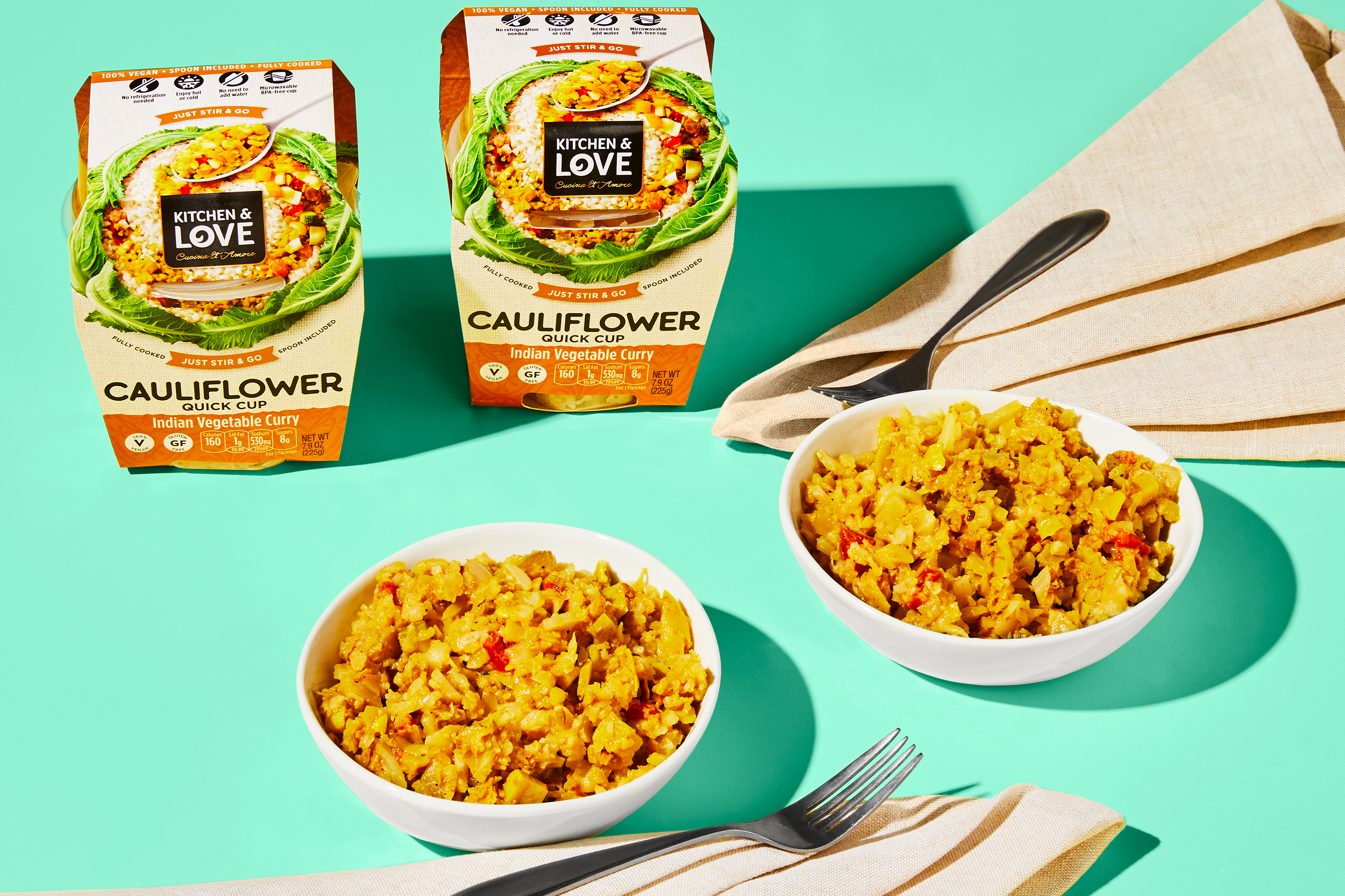 Curry Cauliflower Rice & Veggies Quick Cup