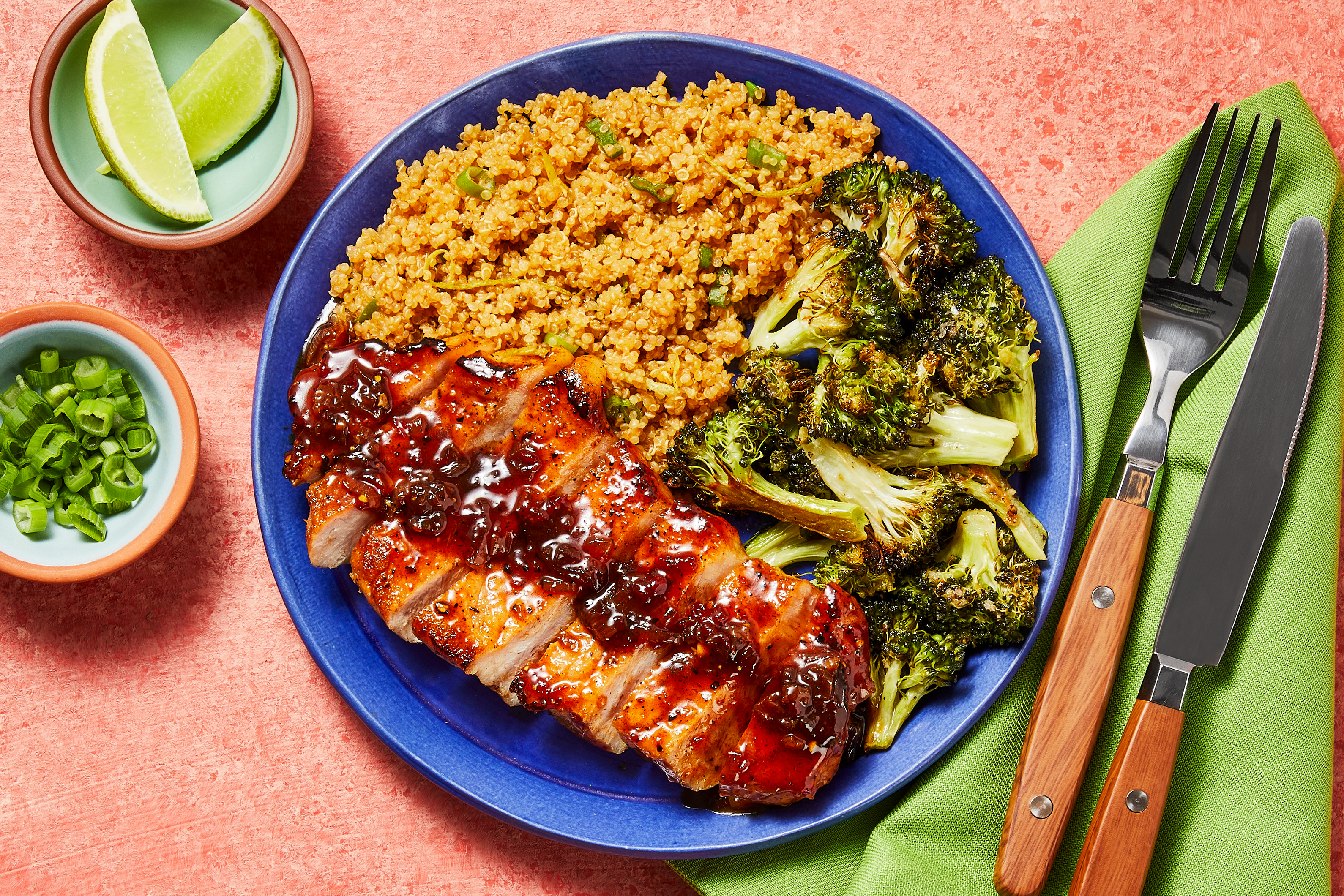 Red Pepper Jam Pork Chops