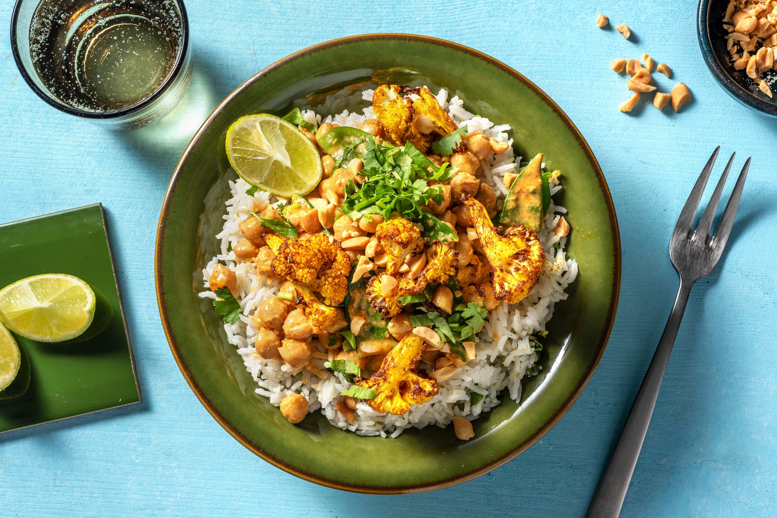 Red Thai Chickpea Curry