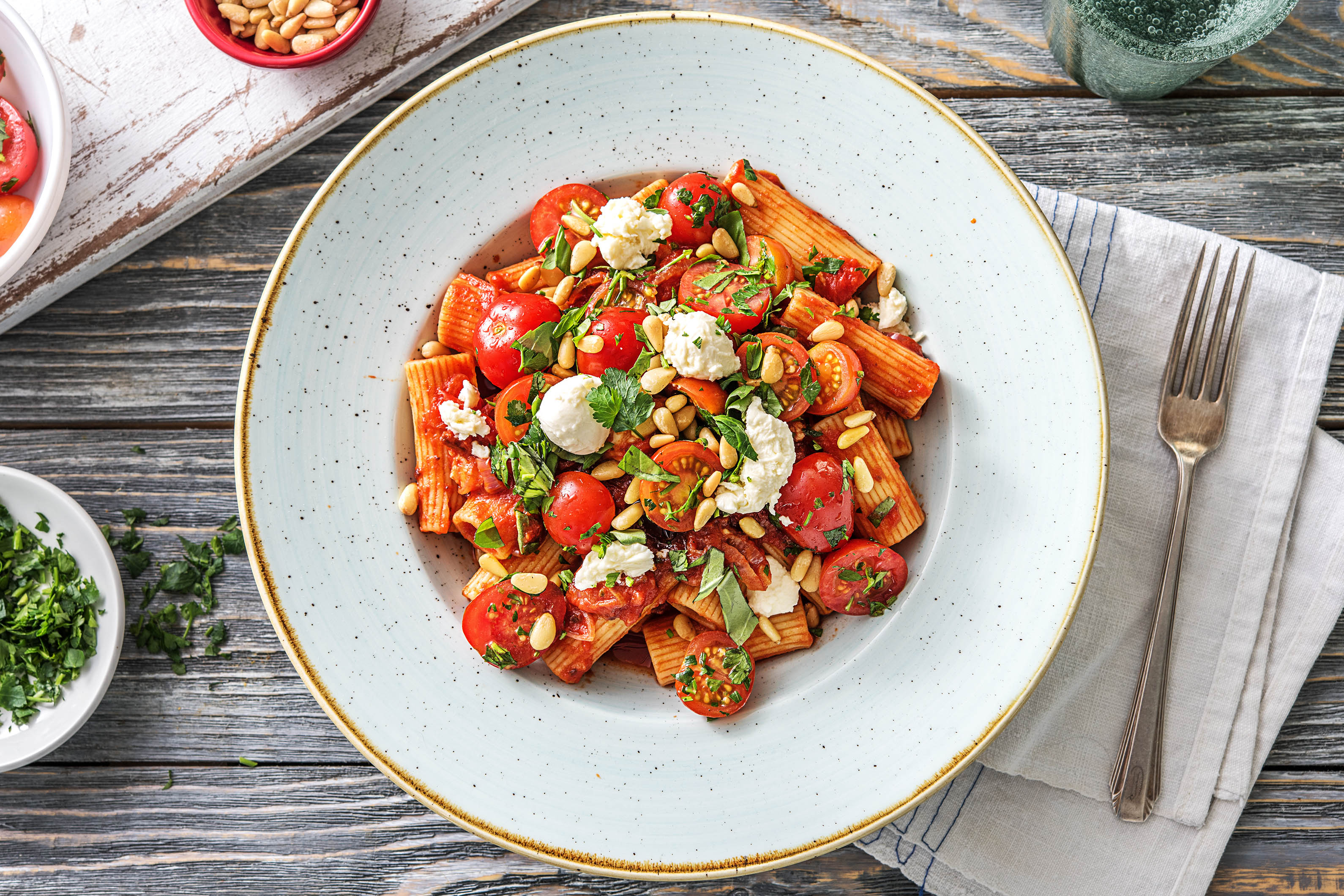Rigatoni Caprese