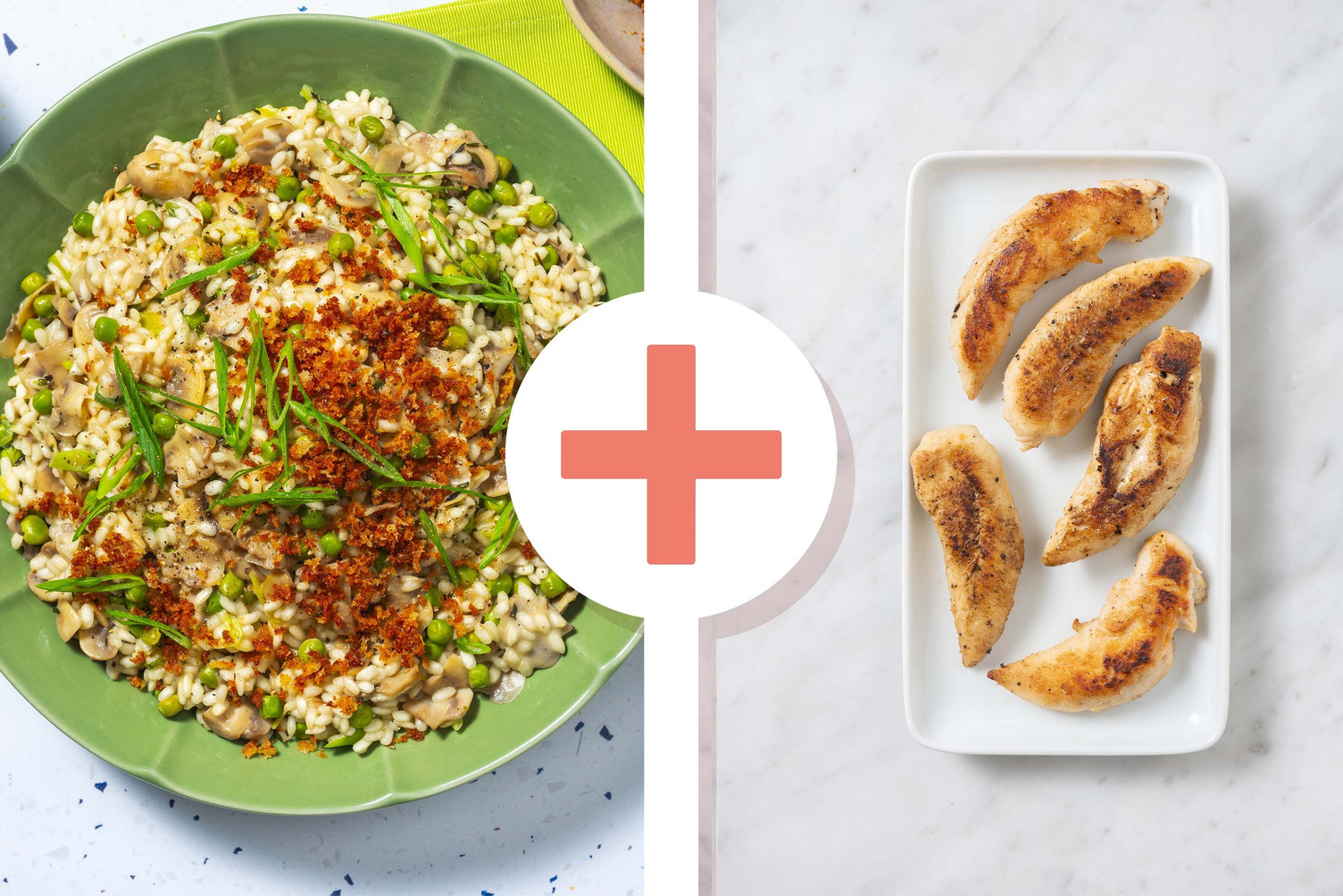 Creamy Easy Chicken and Mushroom Risotto