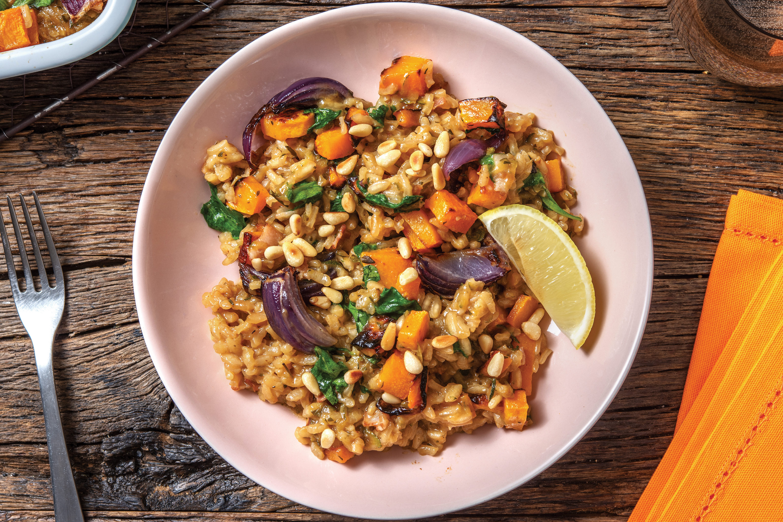 Roast Pumpkin & Bacon Risotto