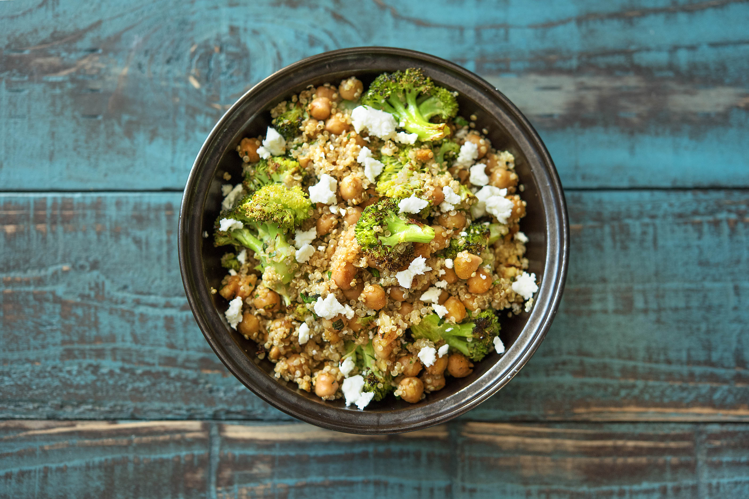 Roasted Broccoli & Chickpea Salad