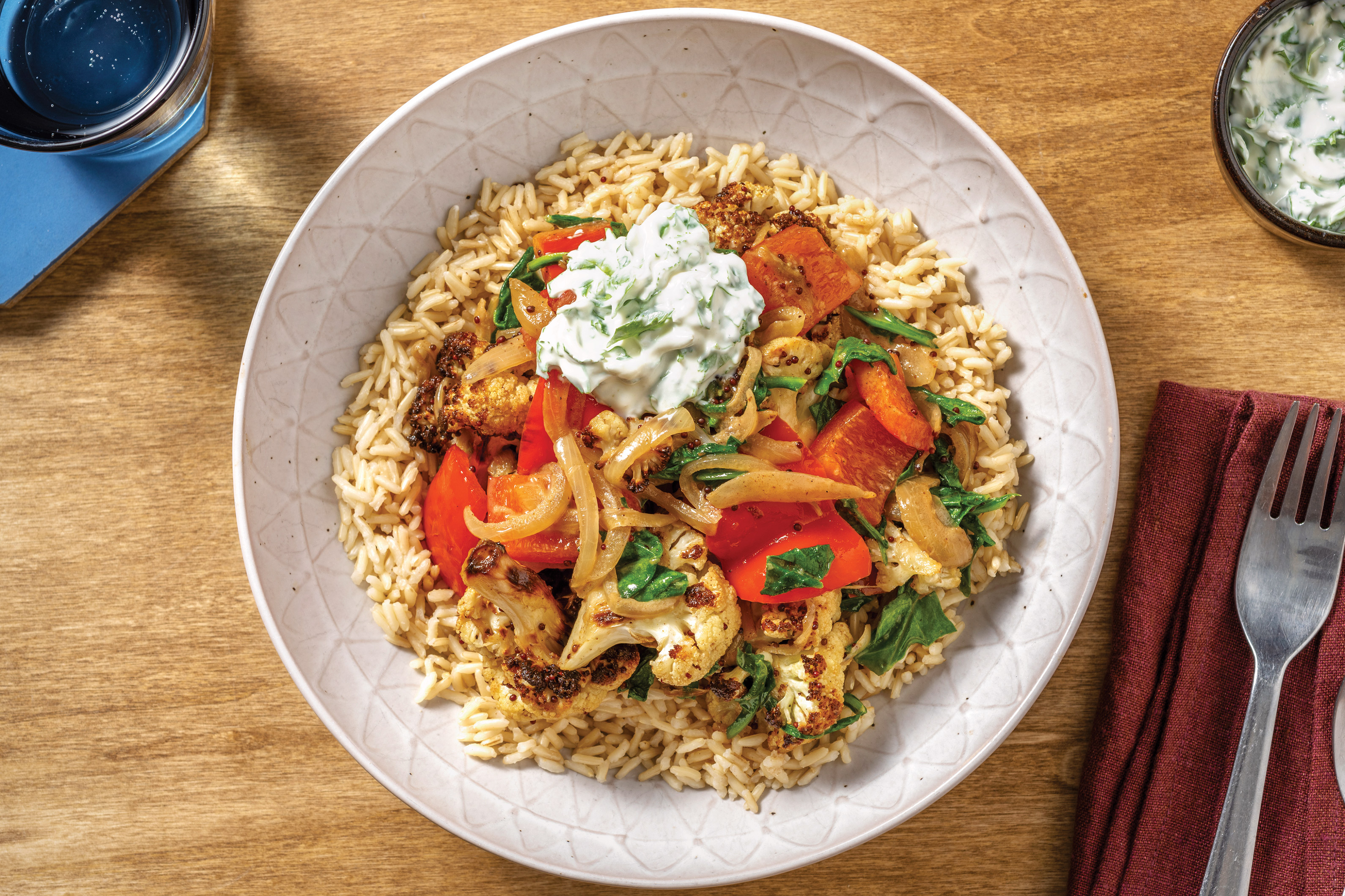 Indian Roasted Cauliflower Curry