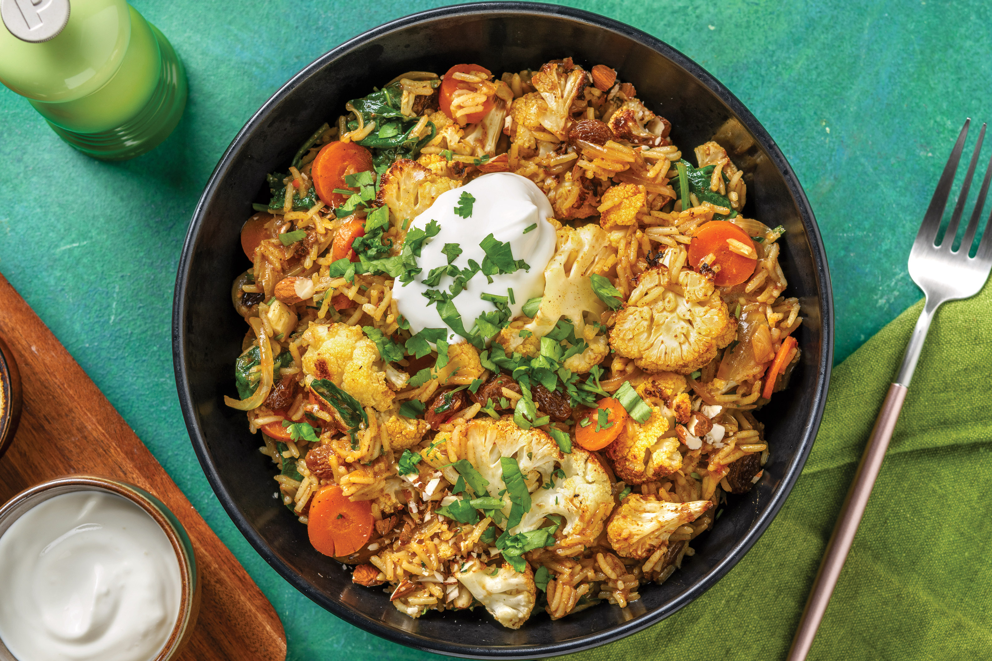Roasted Cauliflower Biryani