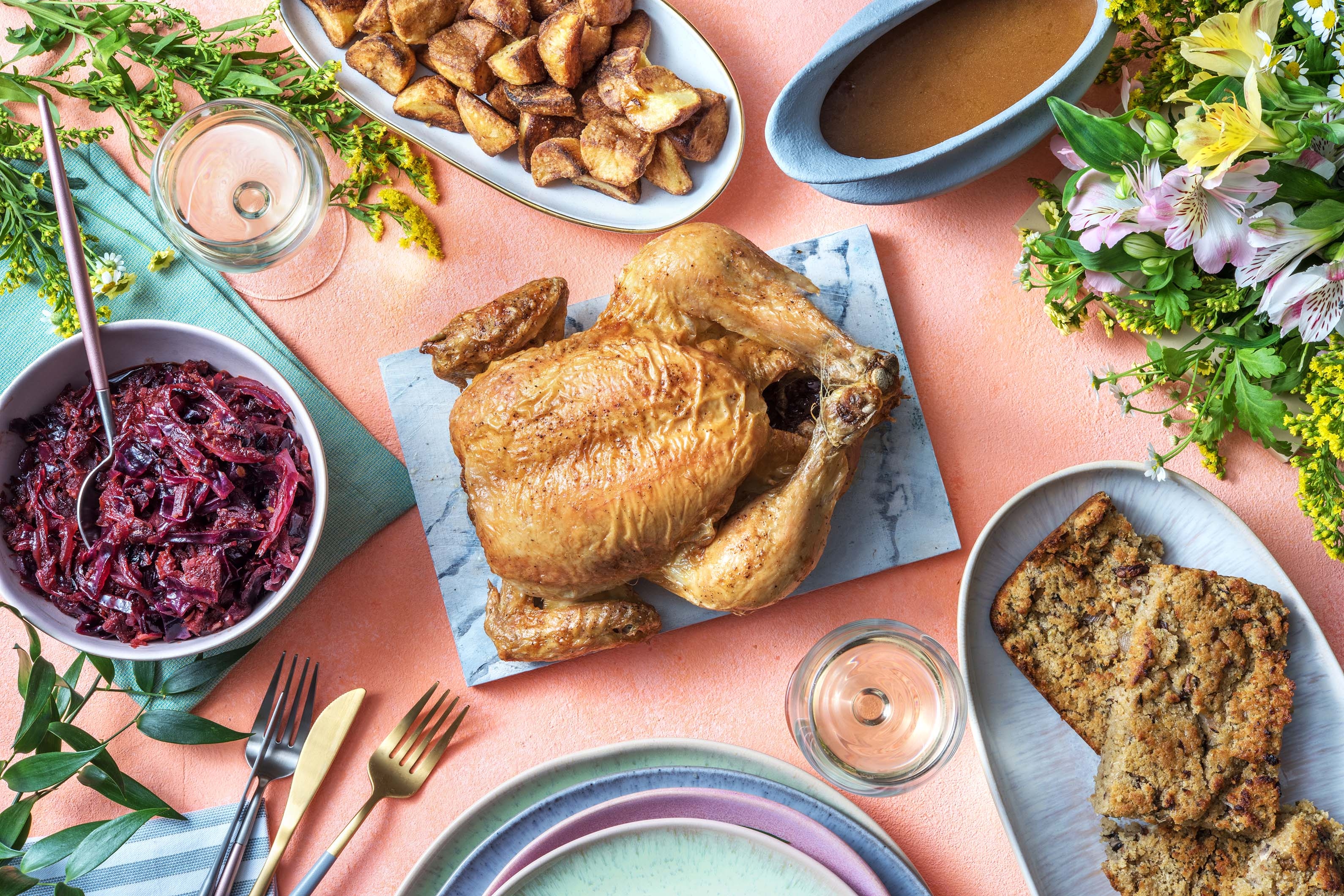 Roasted Chicken and Gravy