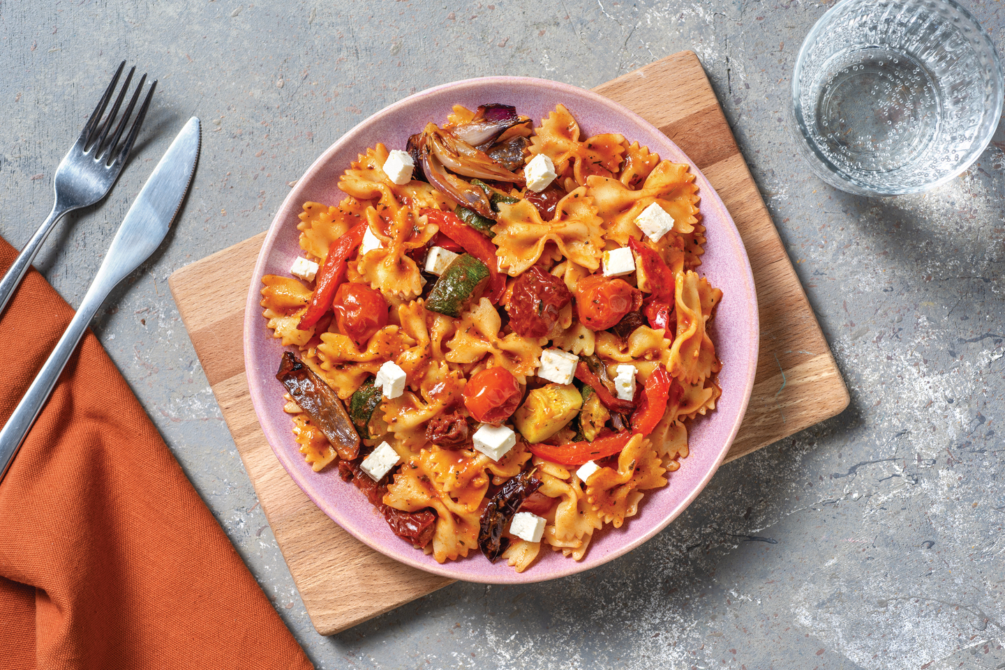 Roasted Cherry Tomato Farfalle