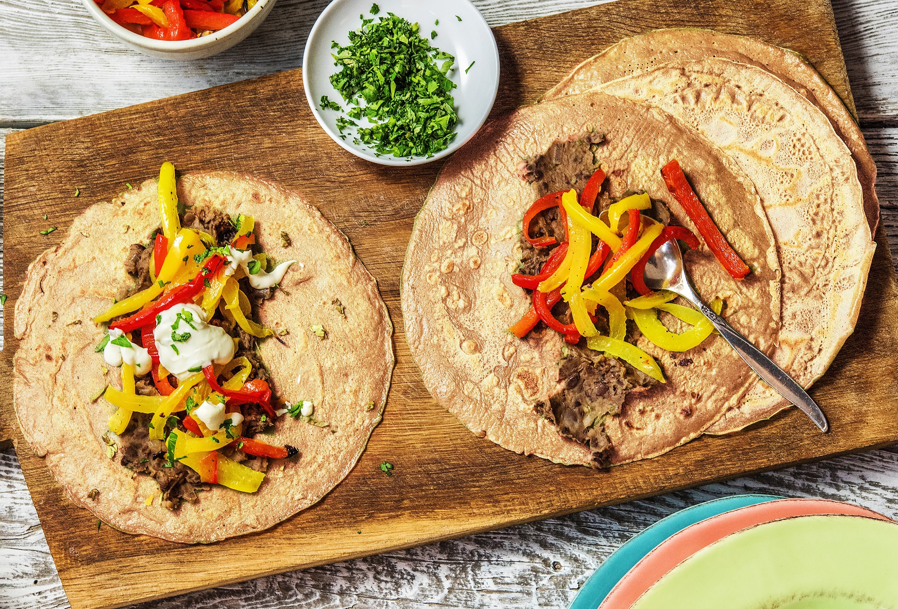 Roasted Pepper Fajitas