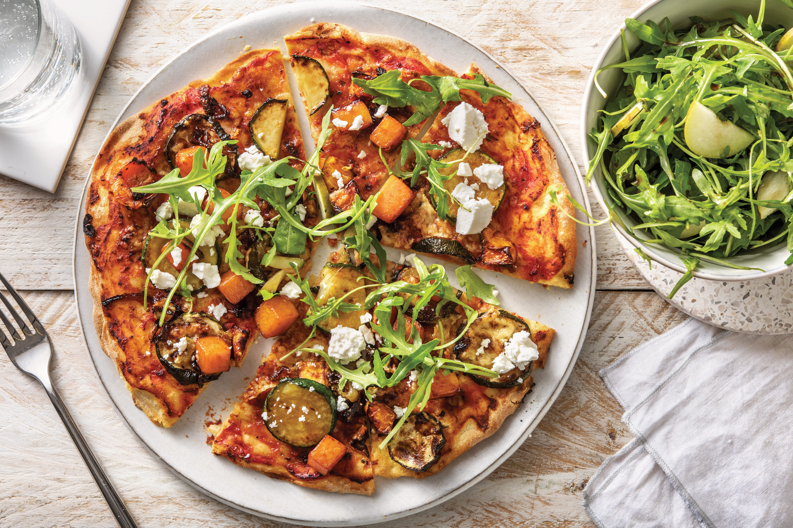 Roasted Pumpkin & Fetta Pizza