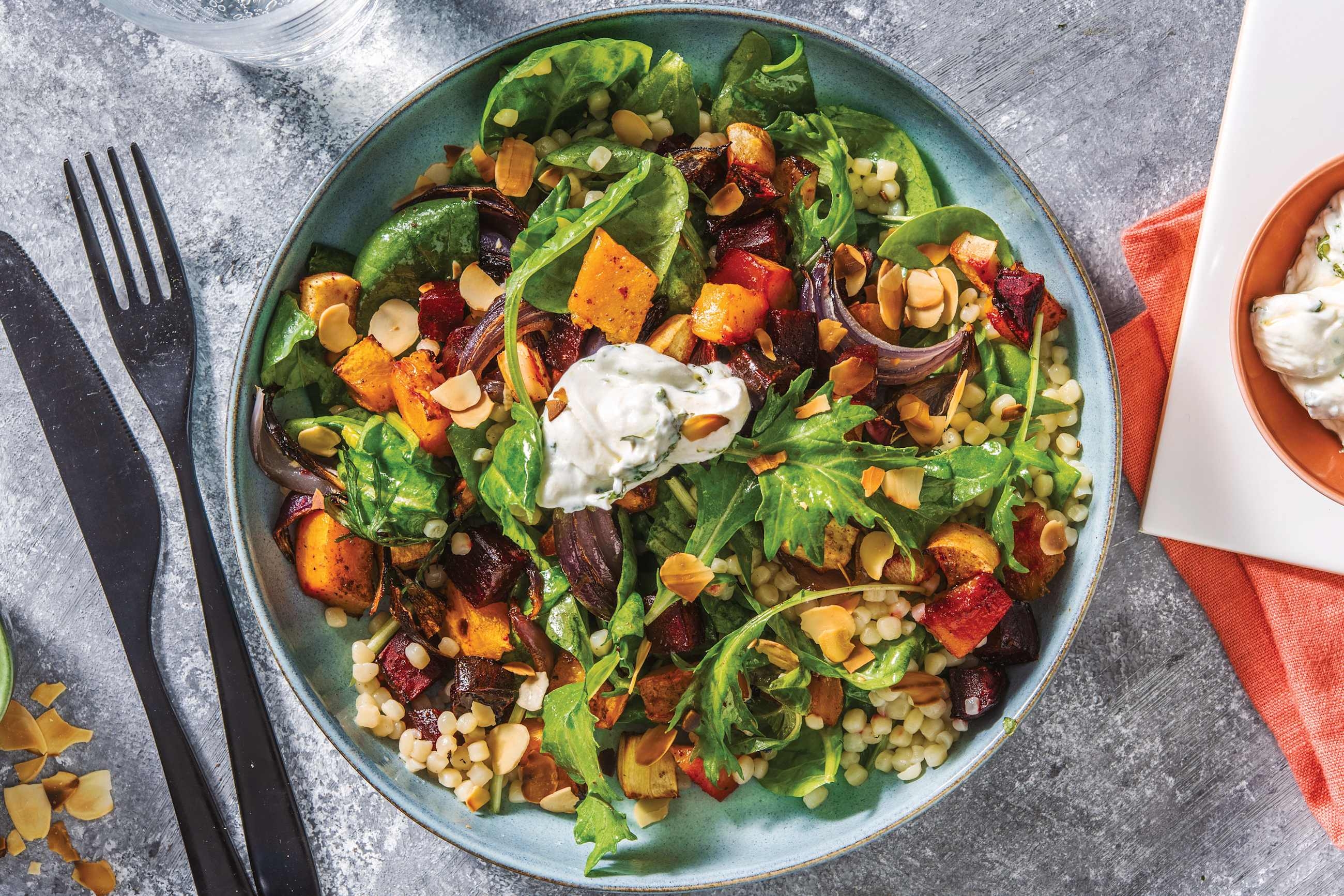 Roasted Pumpkin & Pearl Couscous Salad