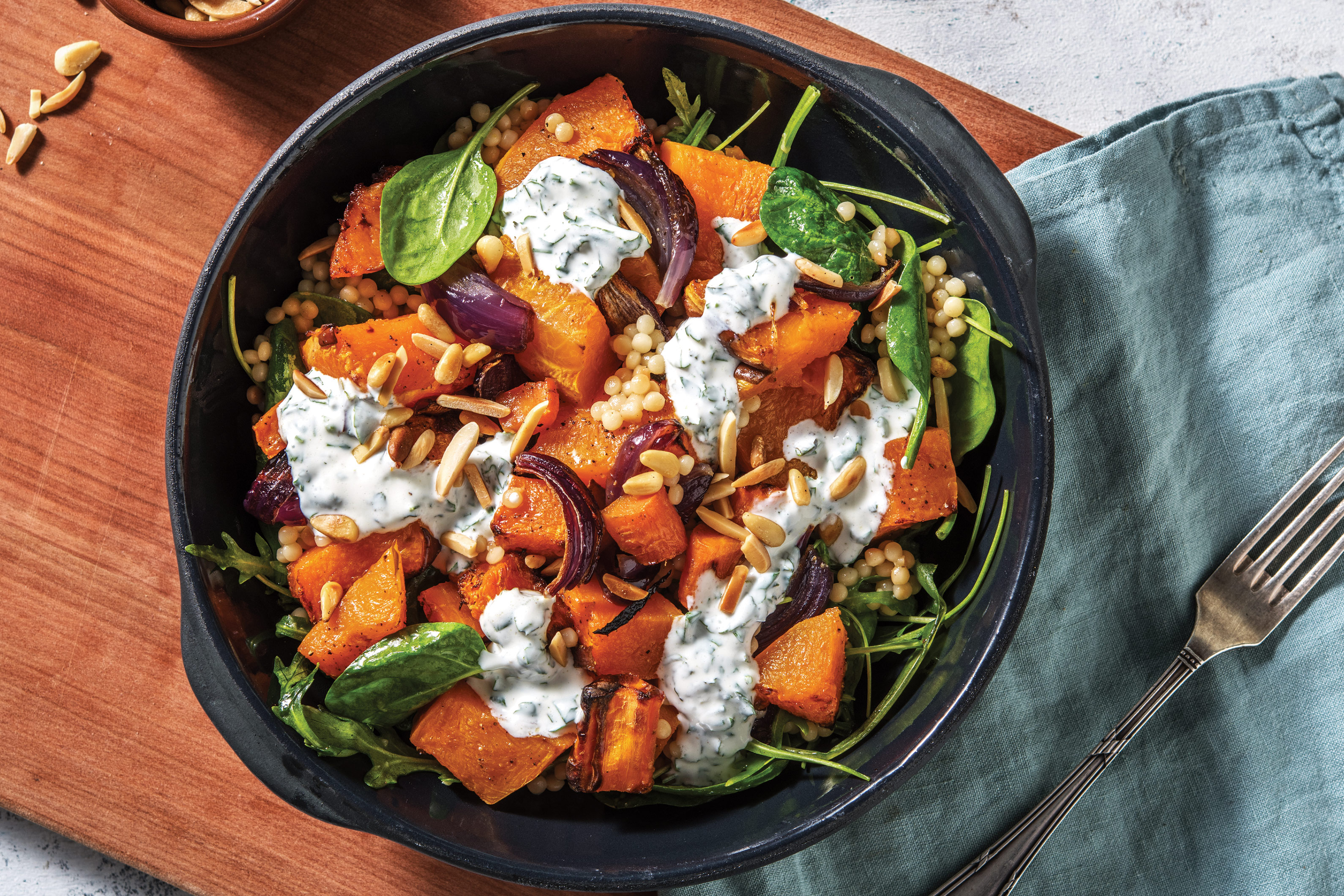 Roasted Pumpkin & Pearl Couscous Salad