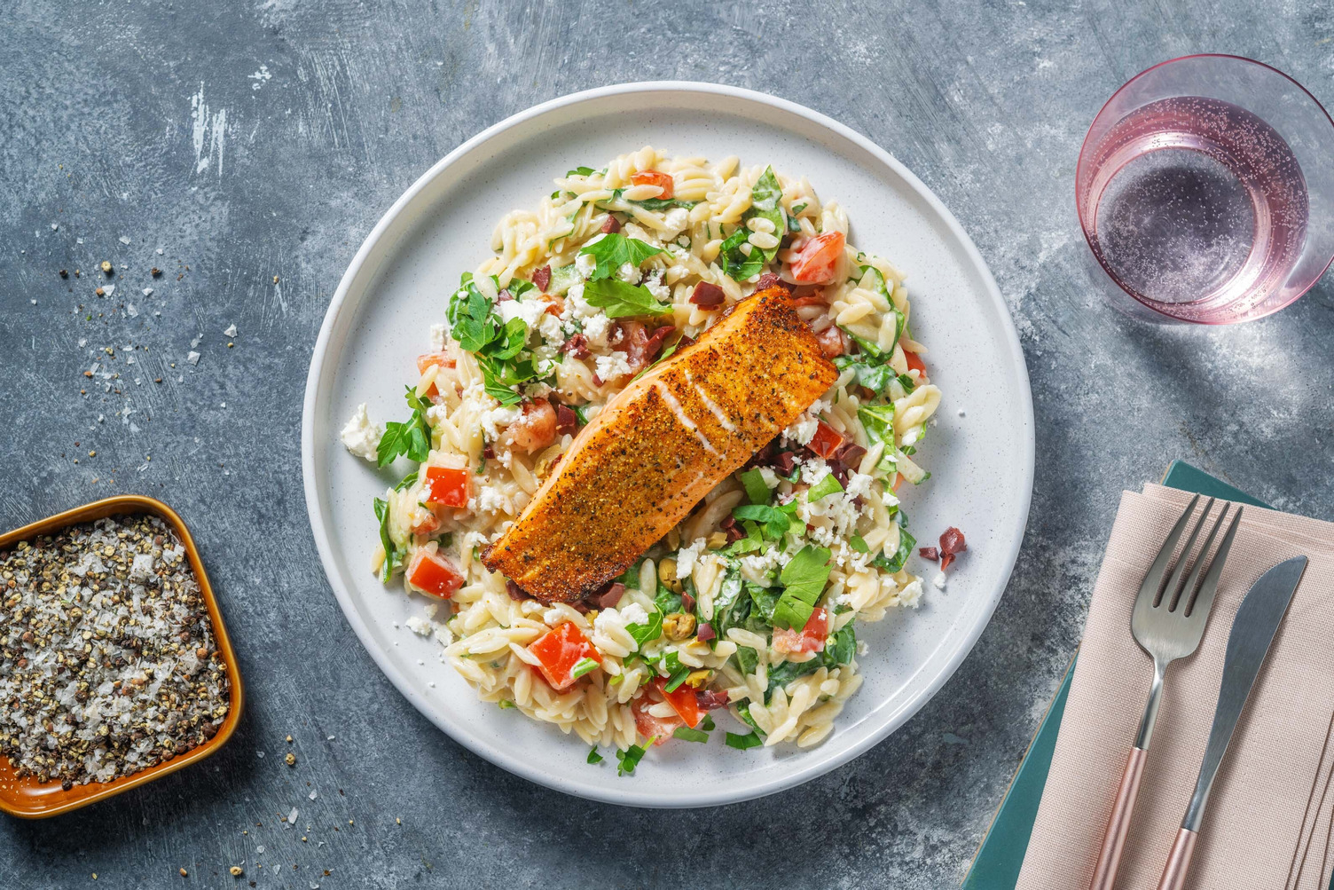 Lemon-Pepper Roasted Salmon