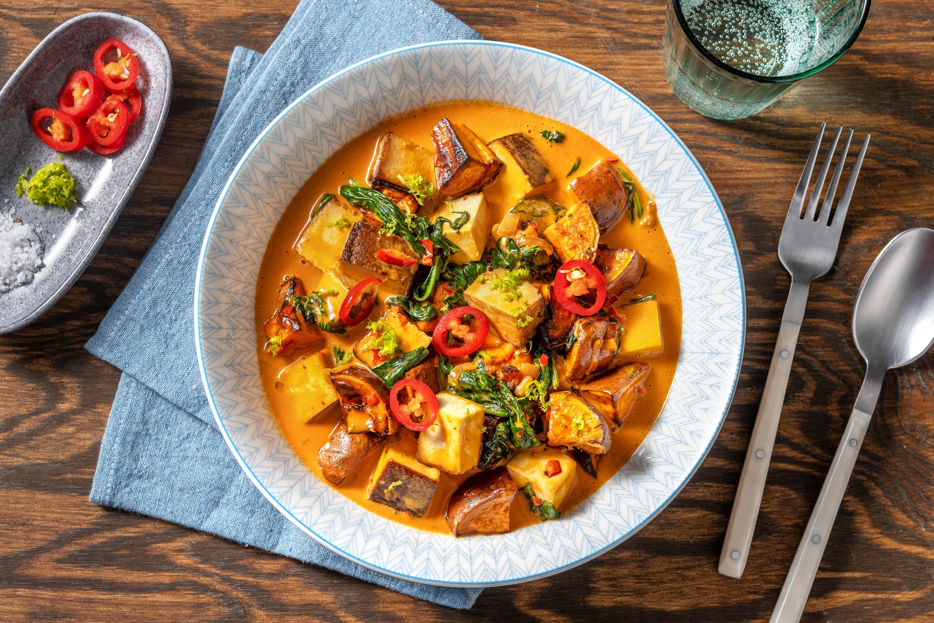 Ginger and Garlic Tofu Stew