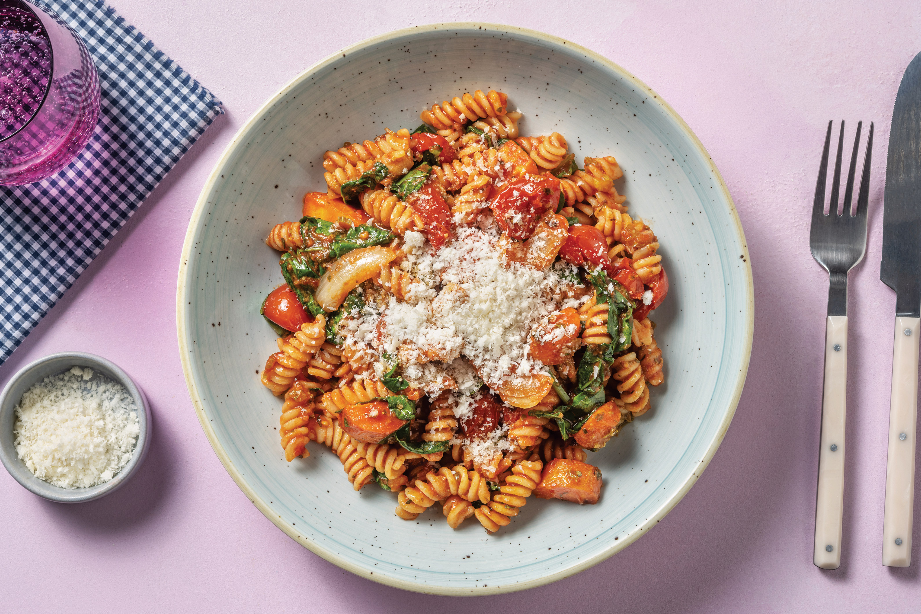 Roast Veggie & Tomato Fusilli