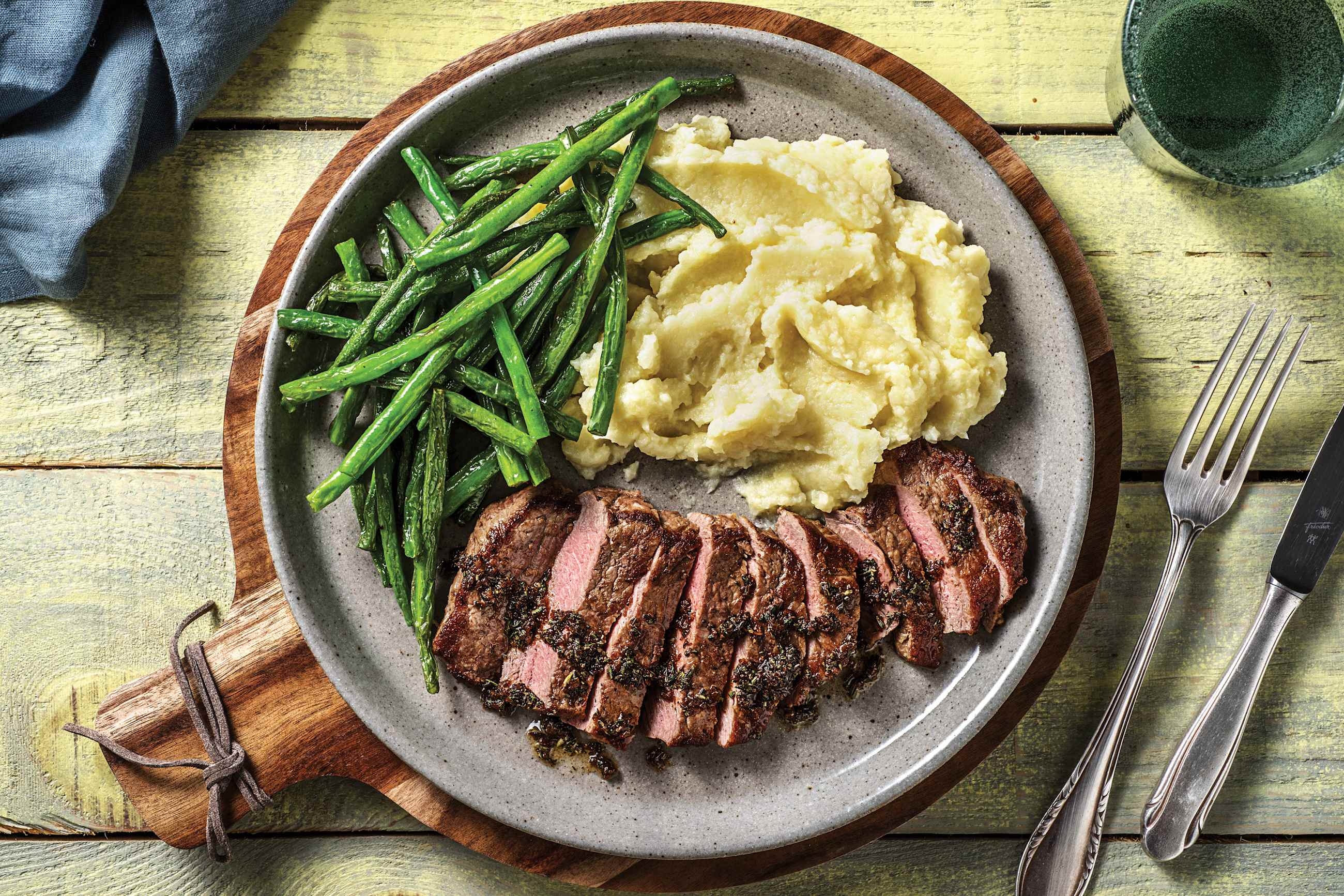 Rosemary Garlic Steak