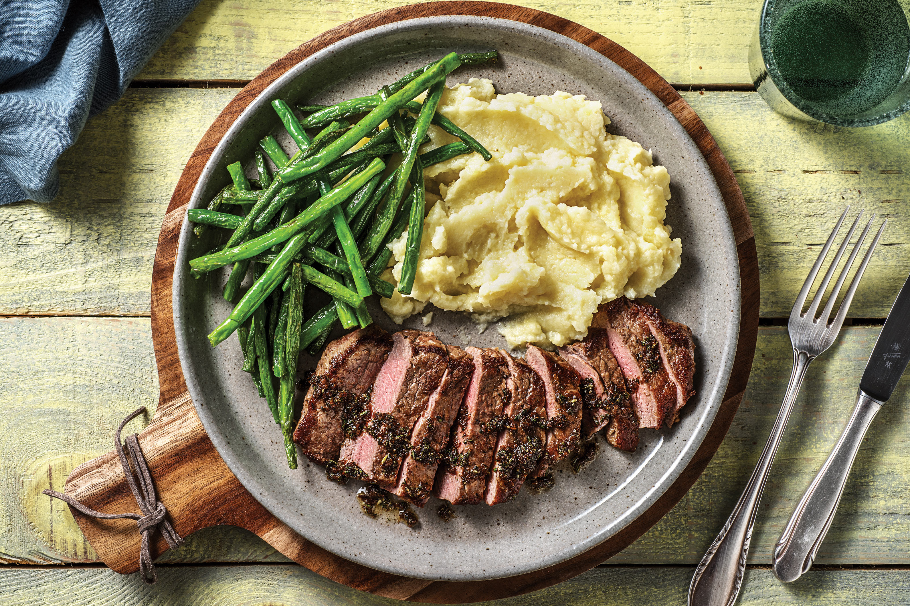 Rosemary Garlic Steak