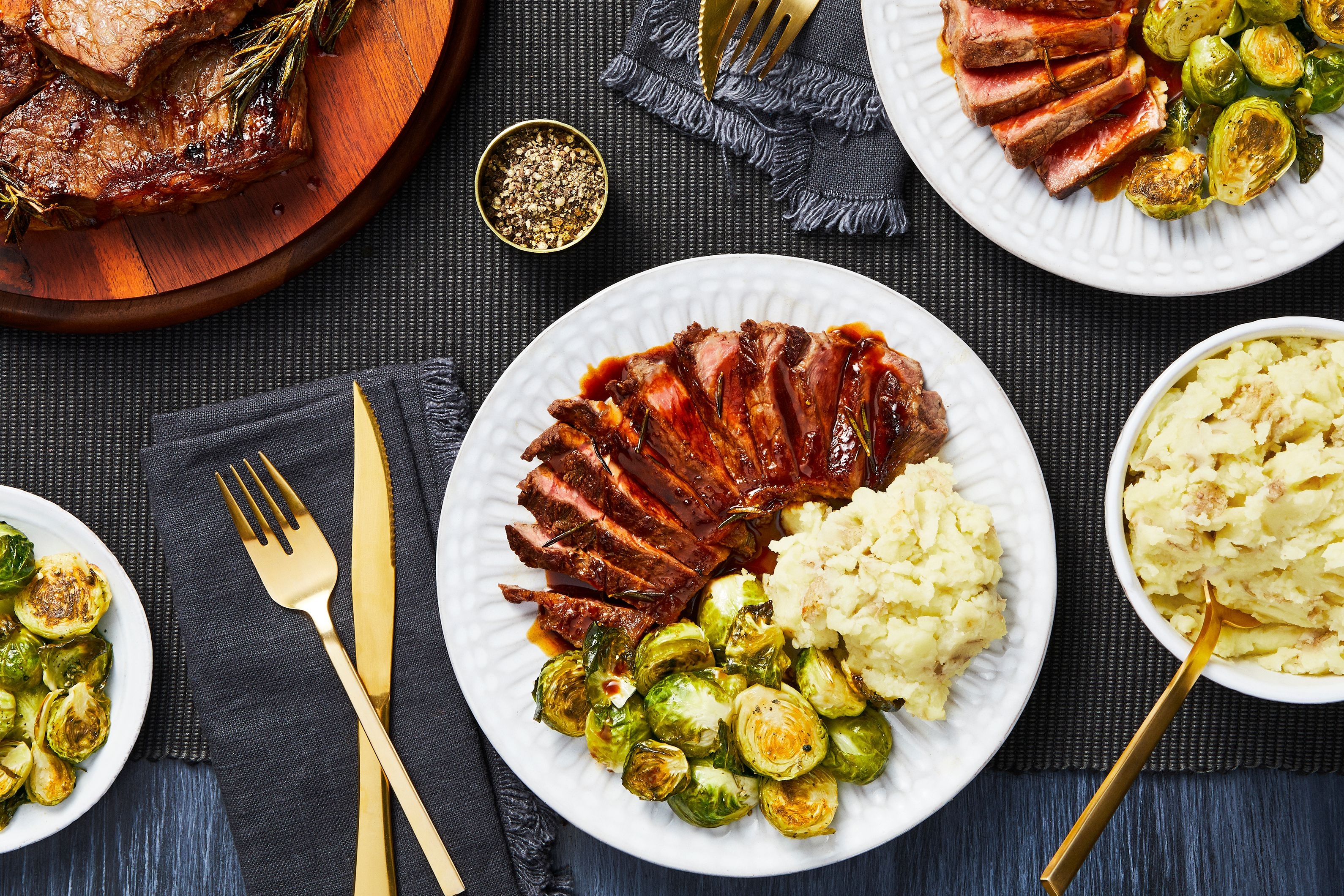 Rosemary Mustard Sirloin Steaks