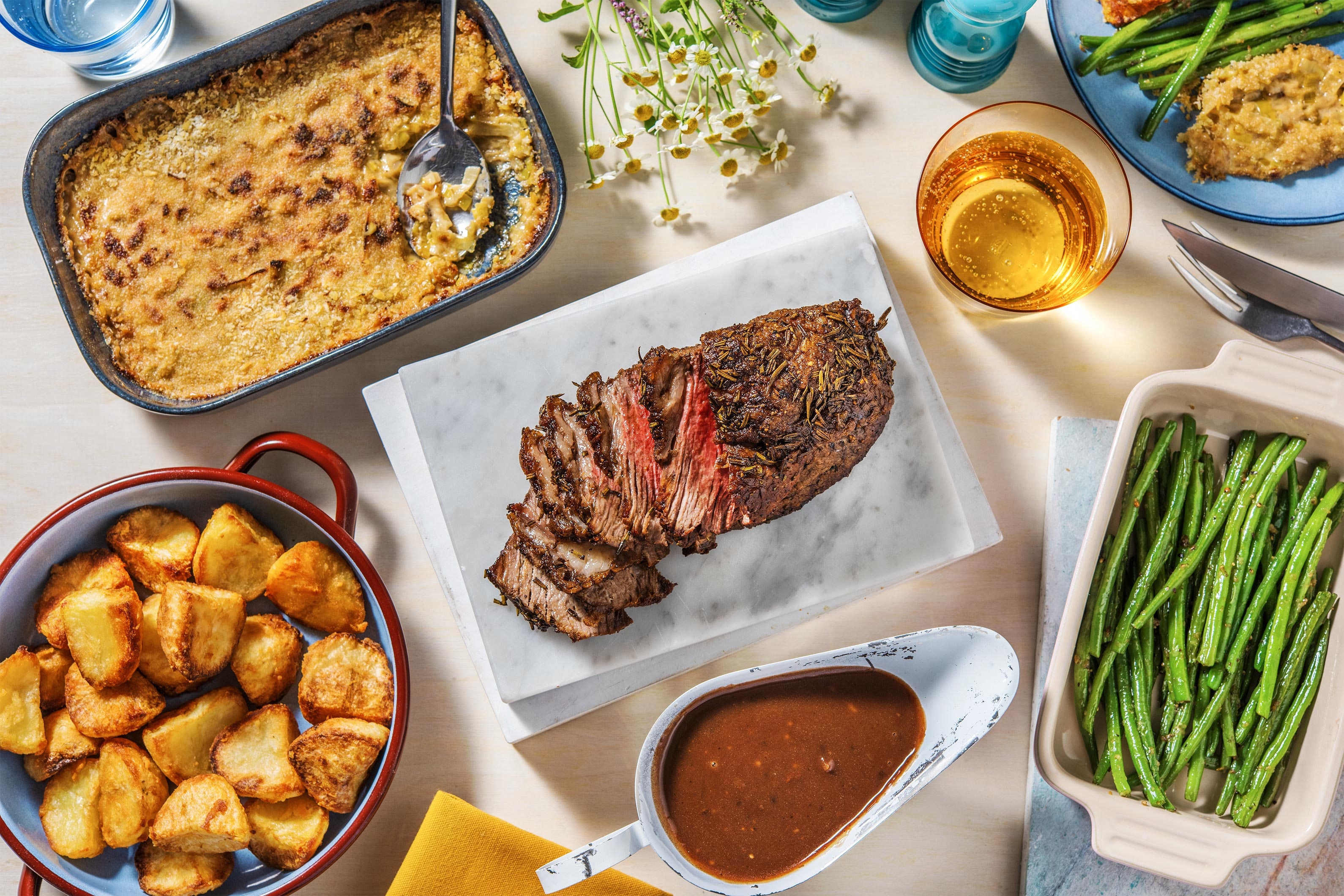 Rosemary Roasted Beef and Gravy