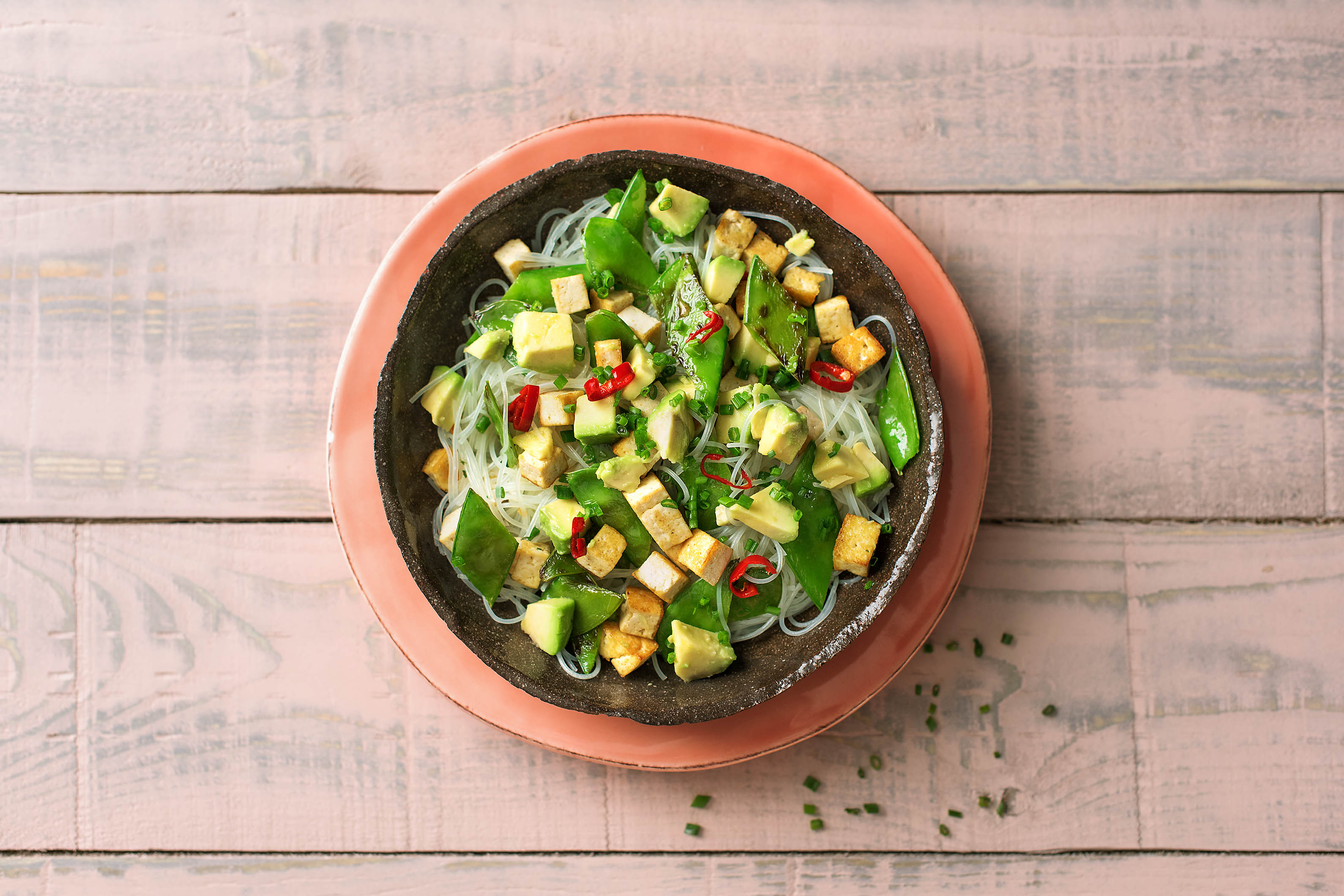 Ruck-Zuck(erschoten)-Glasnudelsalat