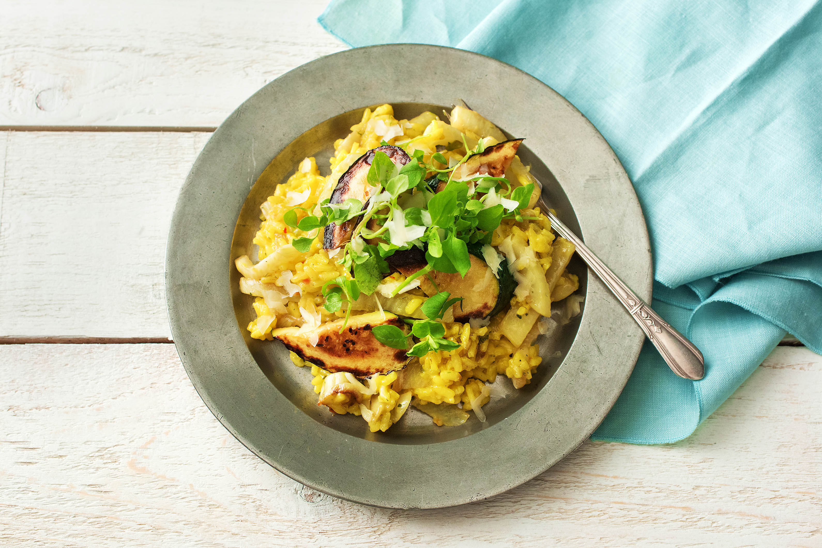 Saffron and Fennel Risotto