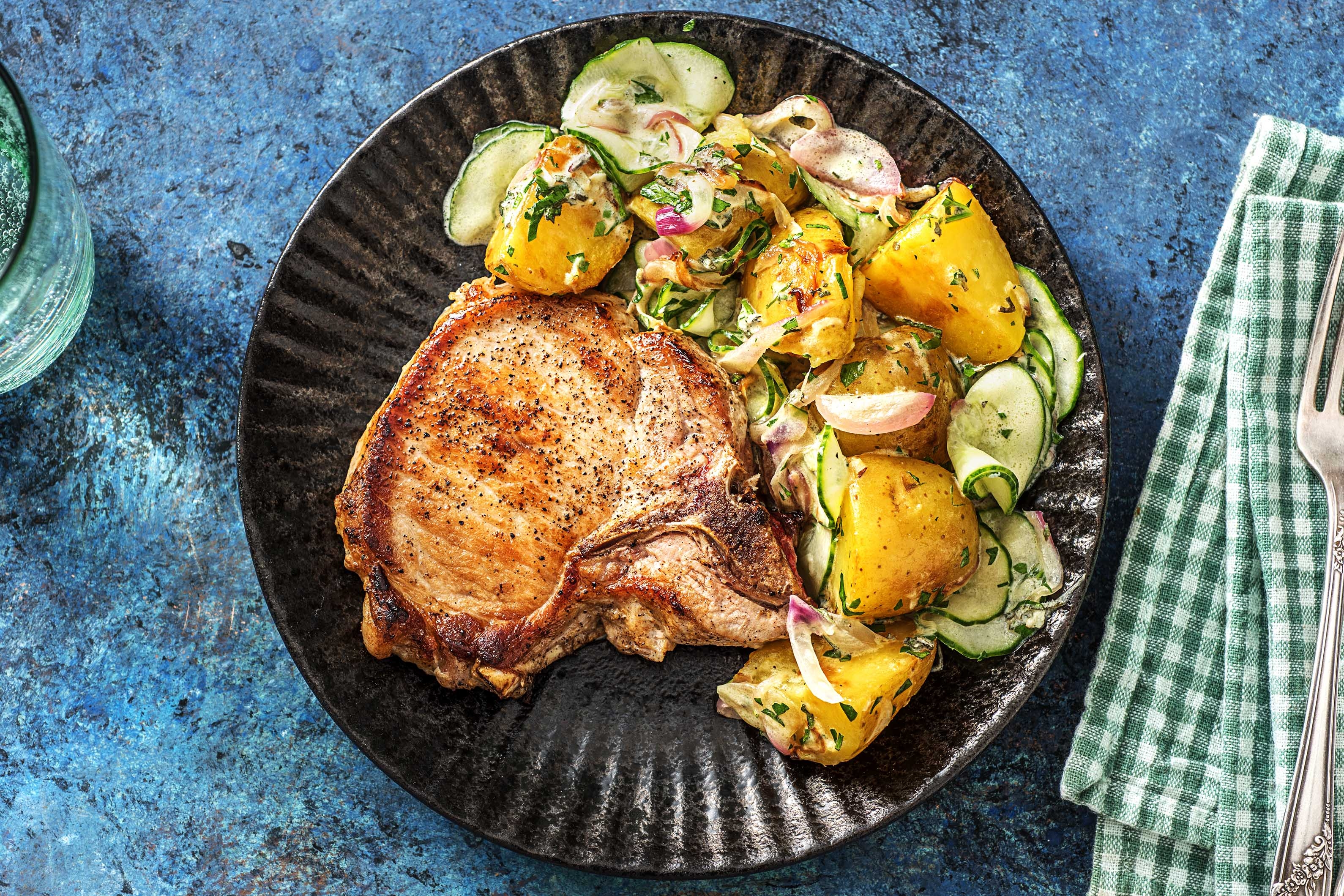 Saftiges Schweinskotelett