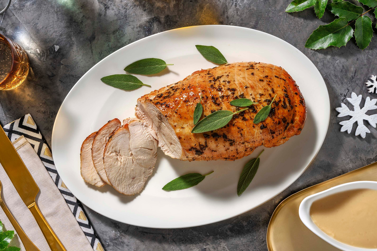 Roasted Rolled Turkey