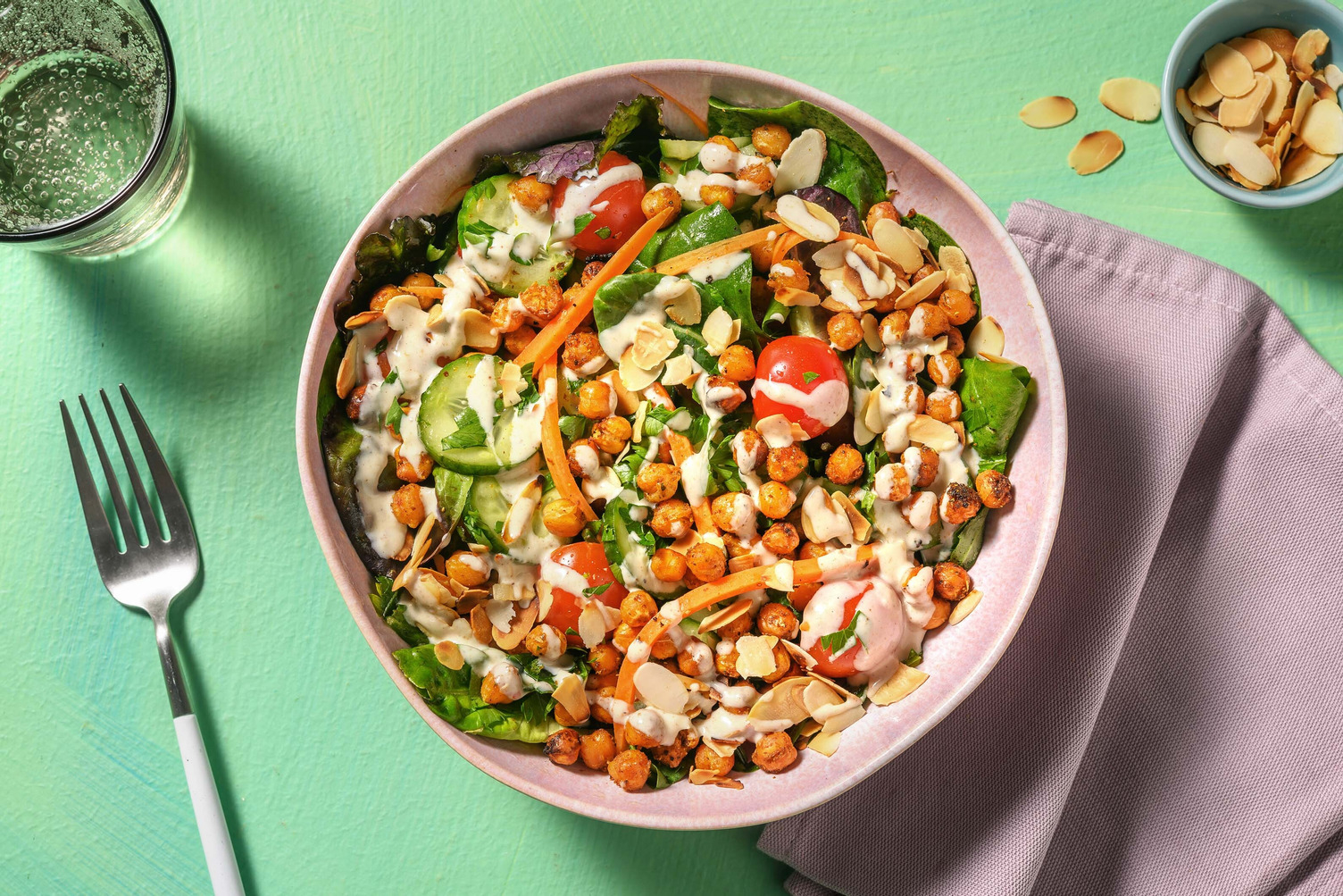 Spiced Roasted Chickpea Salad