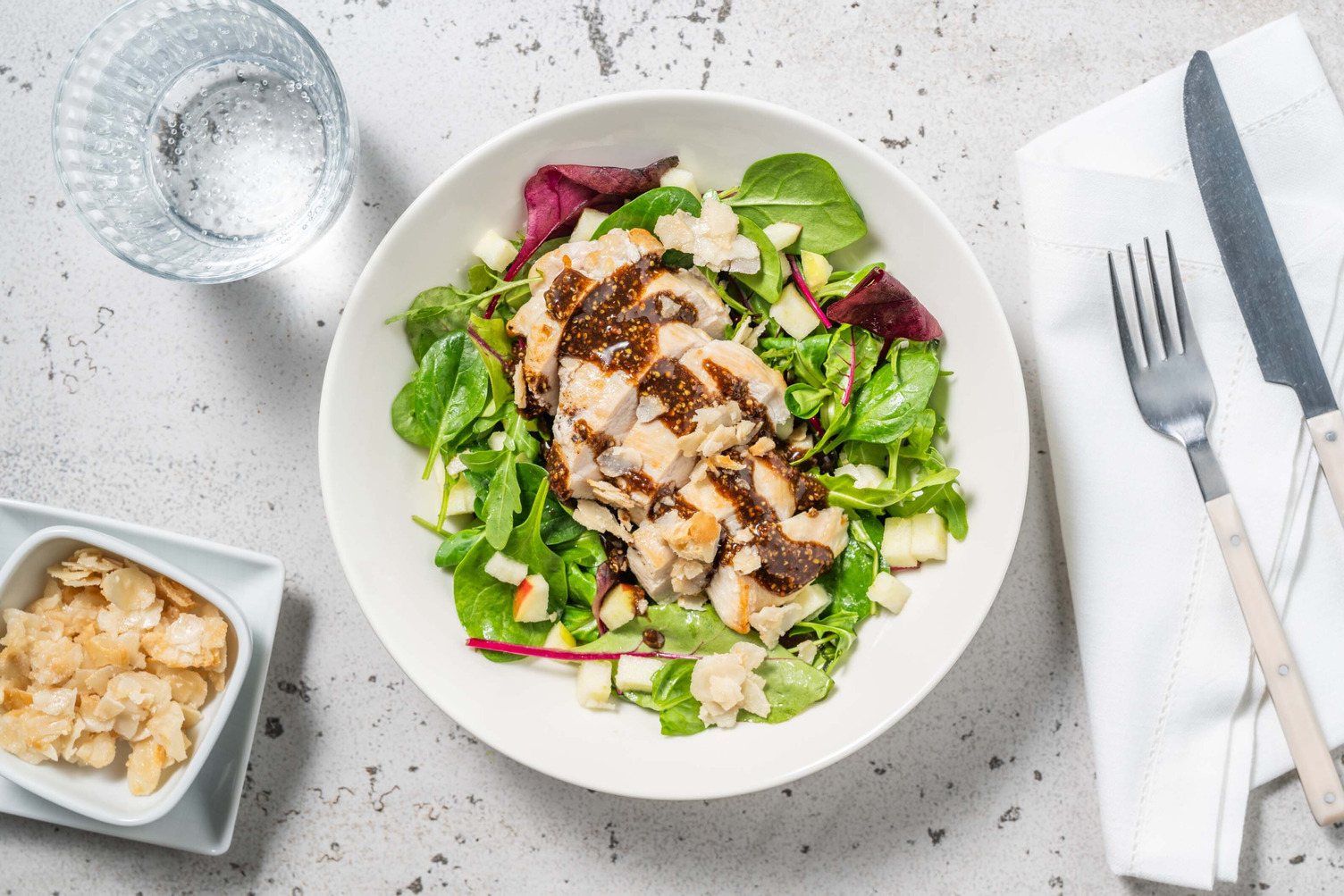 Smart Chicken Thigh Salad with Blueberry Vinaigrette