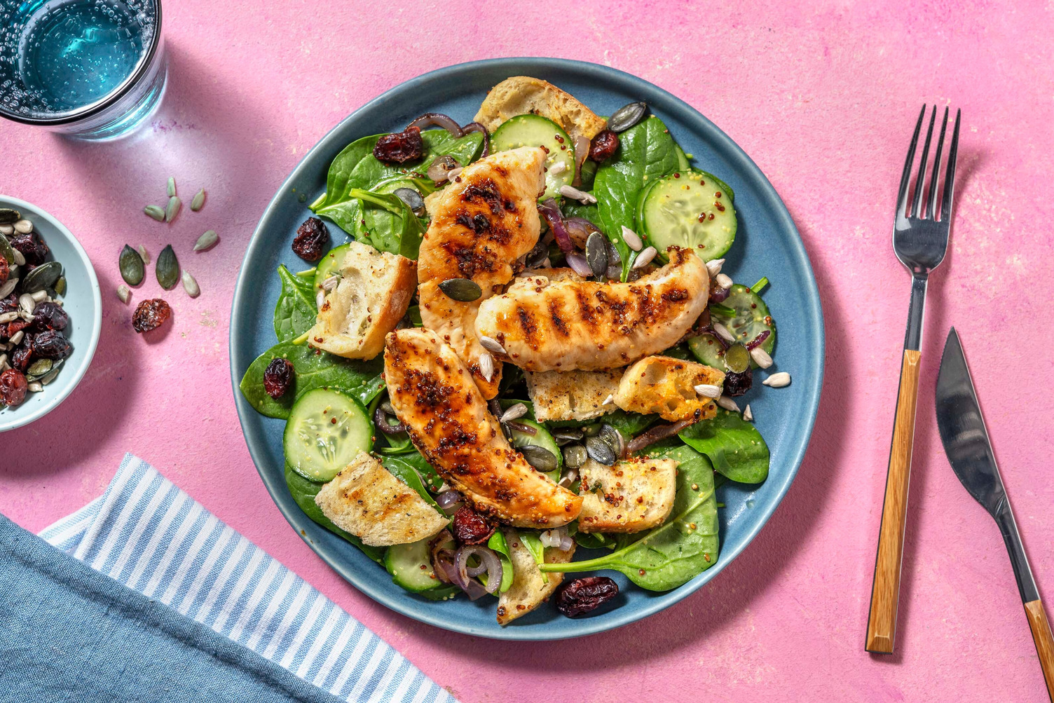 Maple-Mustard Grilled Chicken Salad
