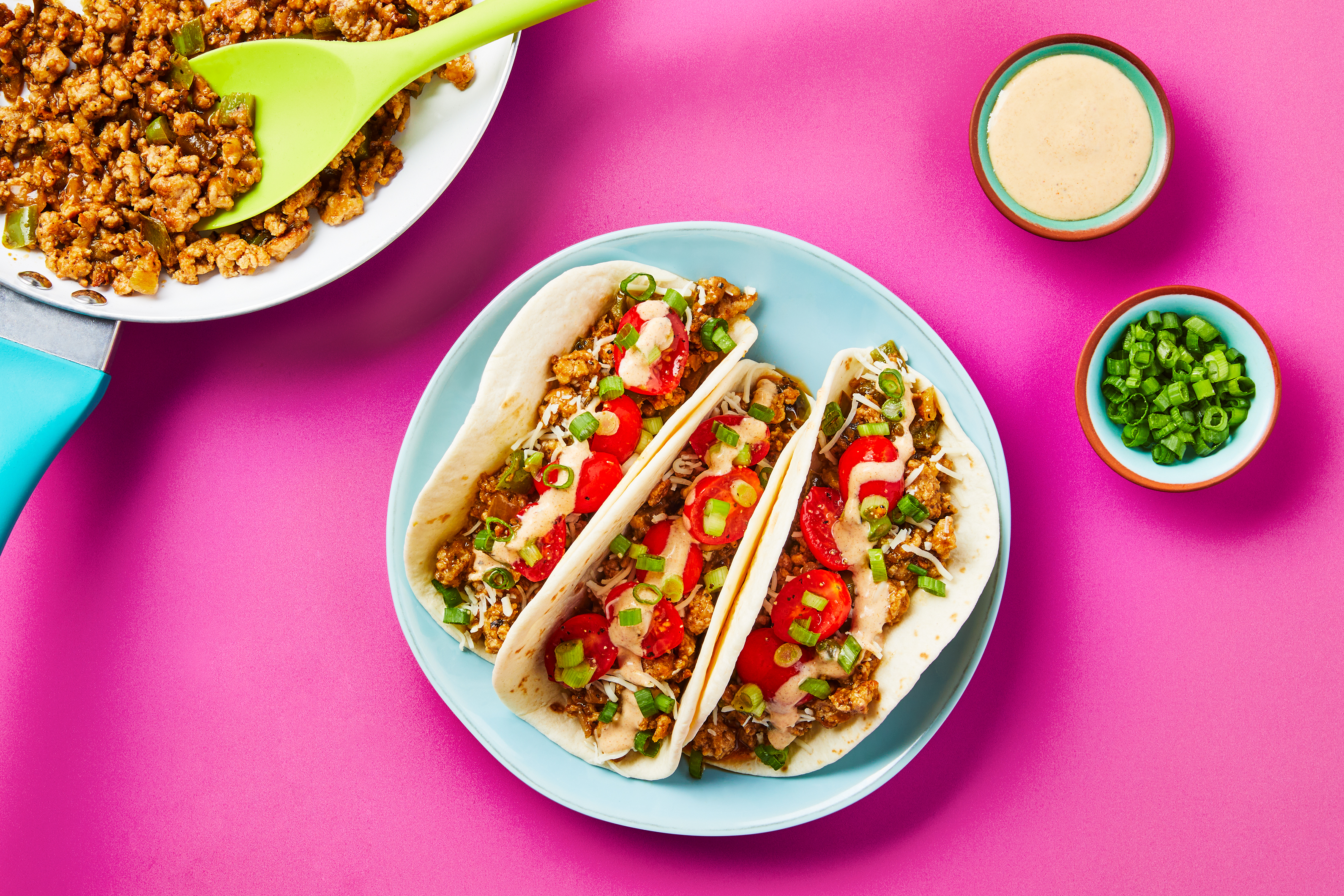 Salsa Verde Beef Tacos