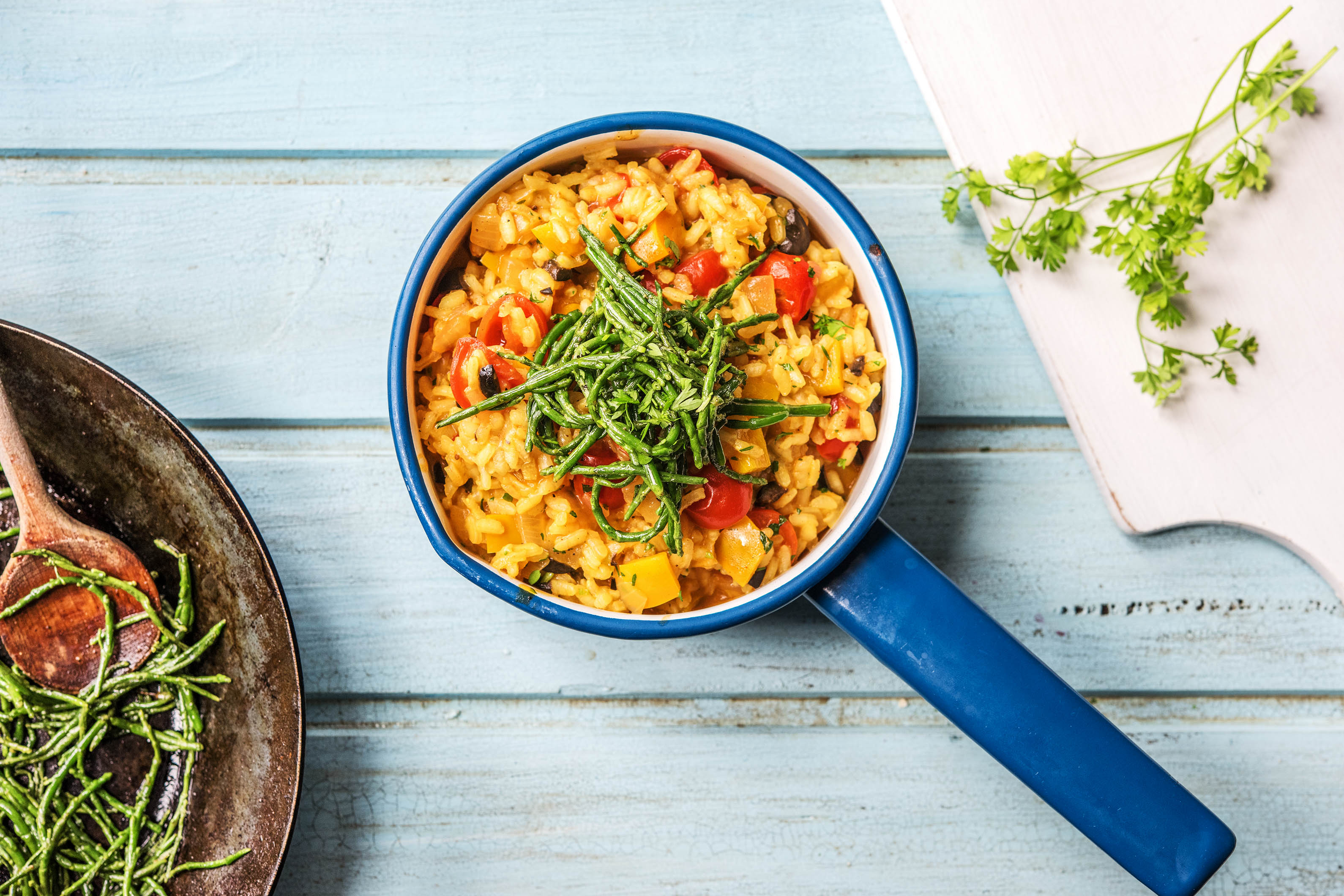 Samphire and Spanish Rice
