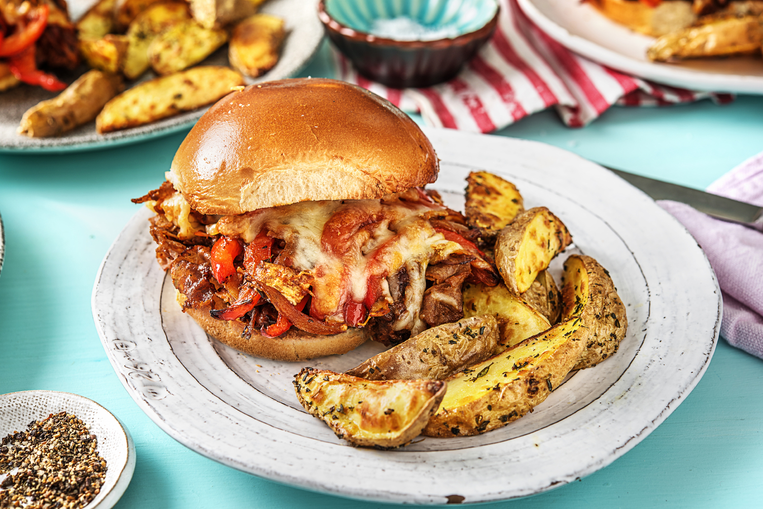 Smoky BBQ Beef on a Bun