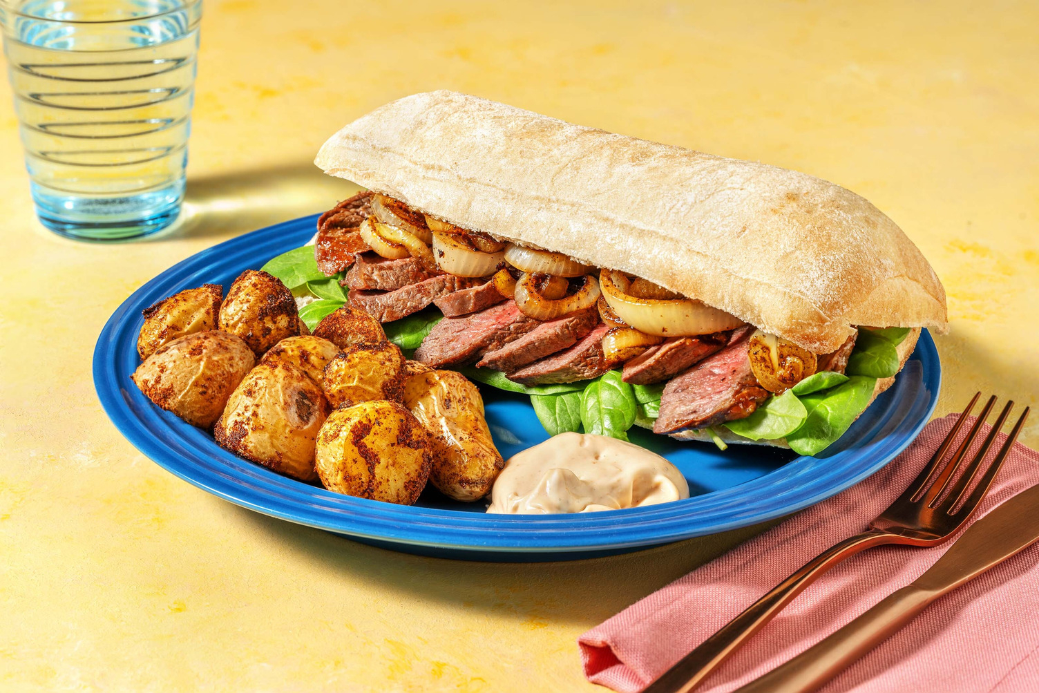 Sandwichs au steak BBQ