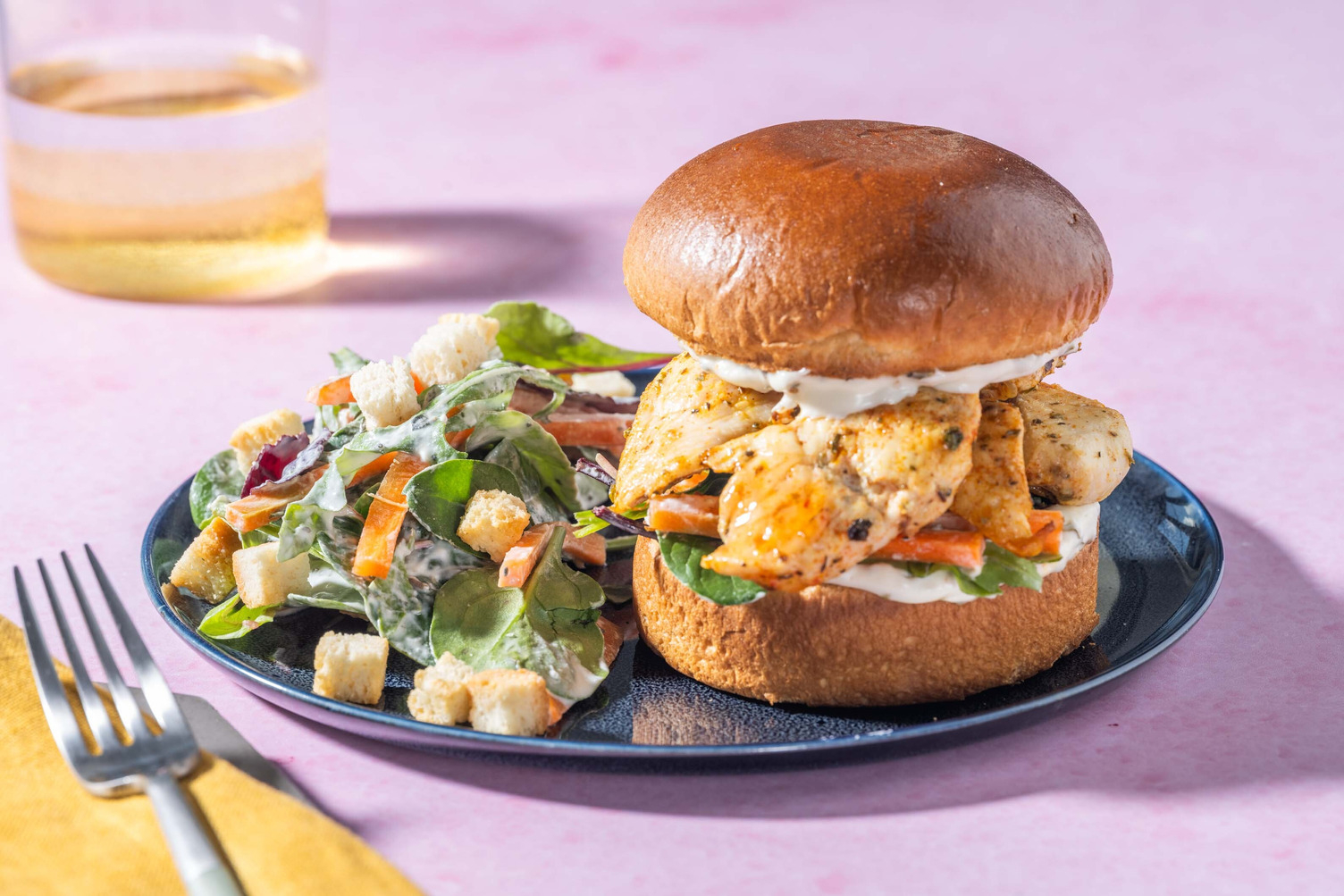 Sandwichs au tofu et au chili doux