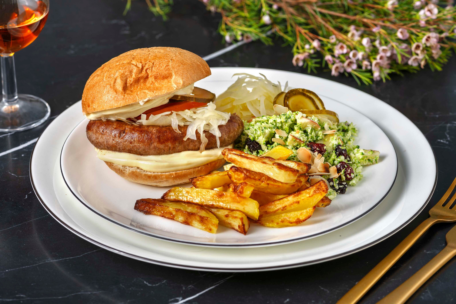 Varkensworst met cheddar van Brandt & Levie